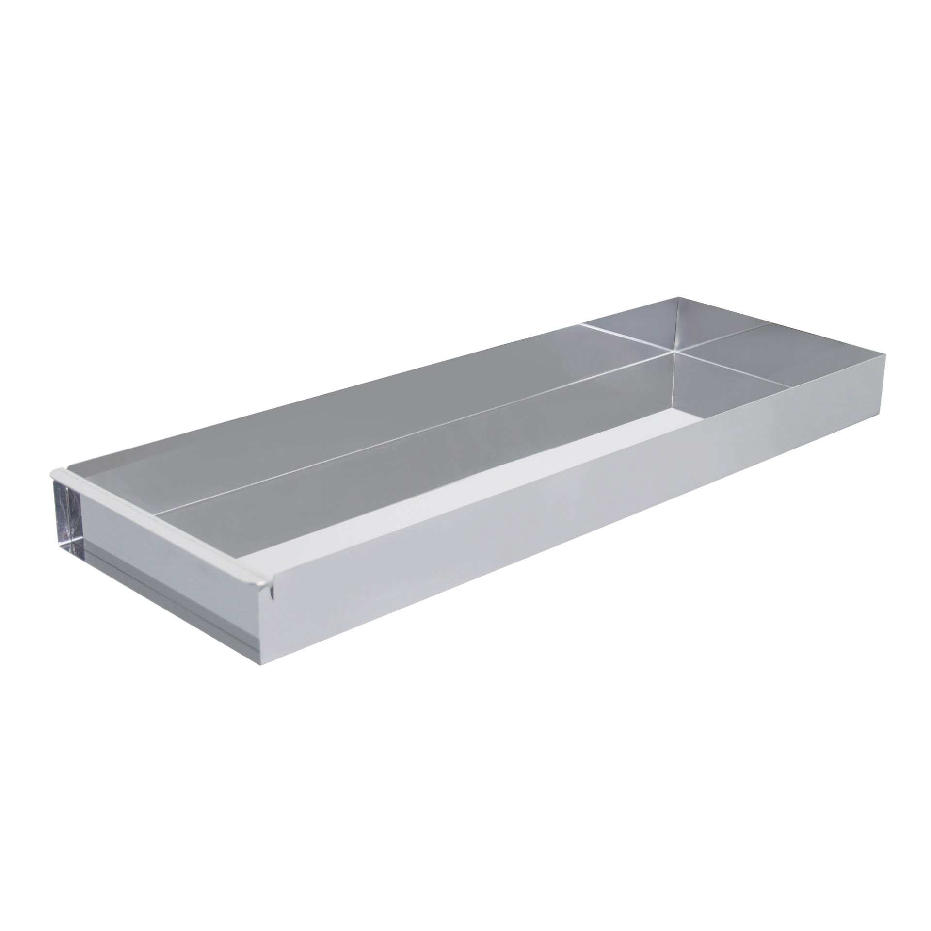 Schnittkuchenblech - Materialstärke: 1 mm - Abm. 58,0 x 20,0 x 5,0 cm - Edelstahl - 997820-C