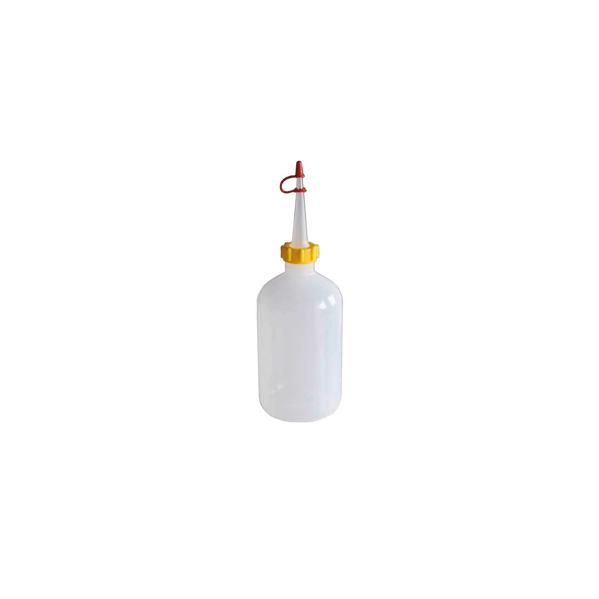 Dosierflasche - transparent - rund - Höhe 17,0 cm - Ø 8,0 cm - Inhalt 0,5 l - Polyethylen - 200196-C