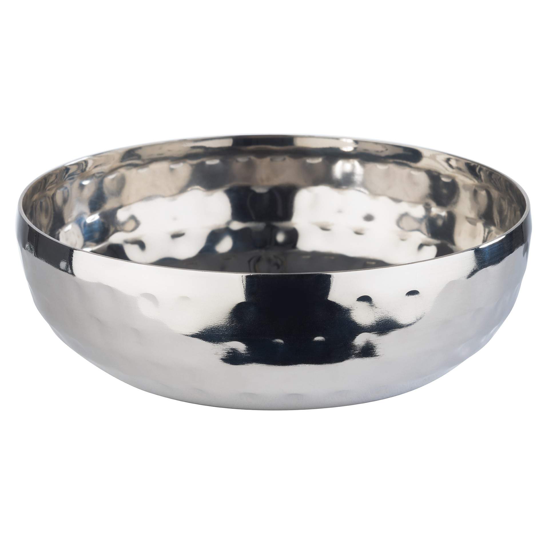 Schale - rund - Abm. 3 cm - Ø 9,5 cm - Inhalt 0,15 l - Edelstahl - 40185-B