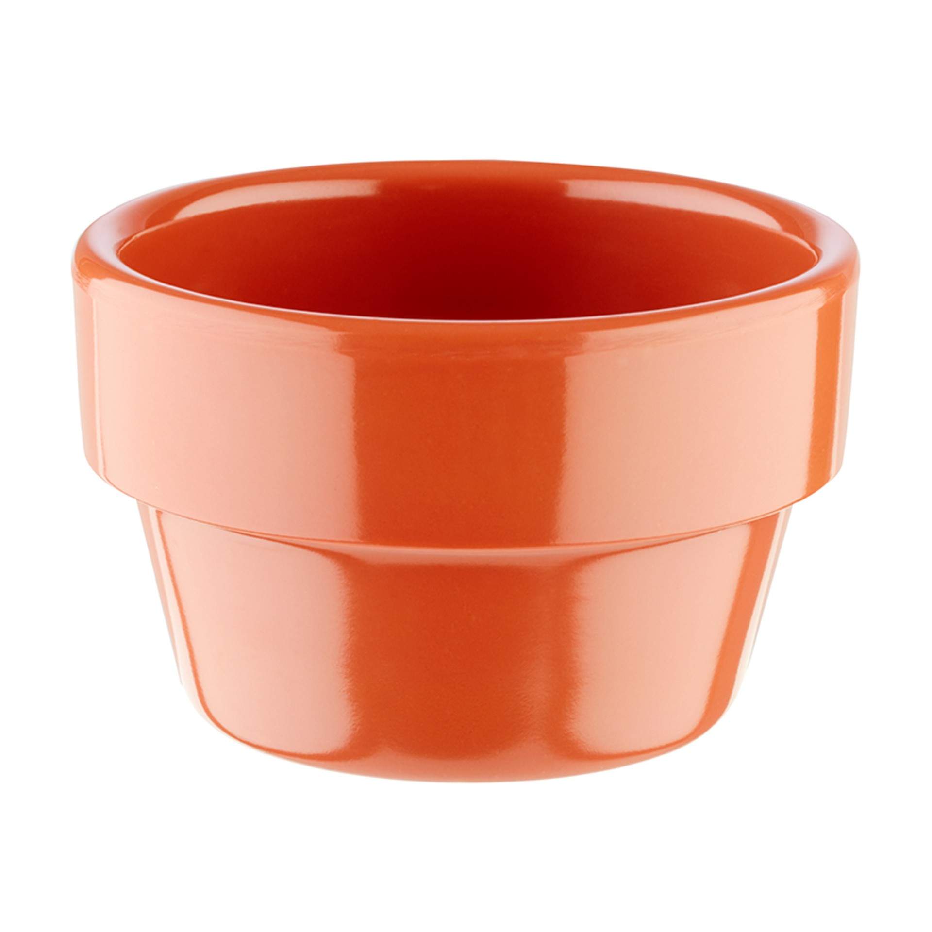 Schale - vielseitig einsetzbar - Serie Flower Pot - terrakotta - rund - Abm. 3,5 cm - Ø 6,0 cm - Inhalt 0,04 l - Melamin - 84471-B