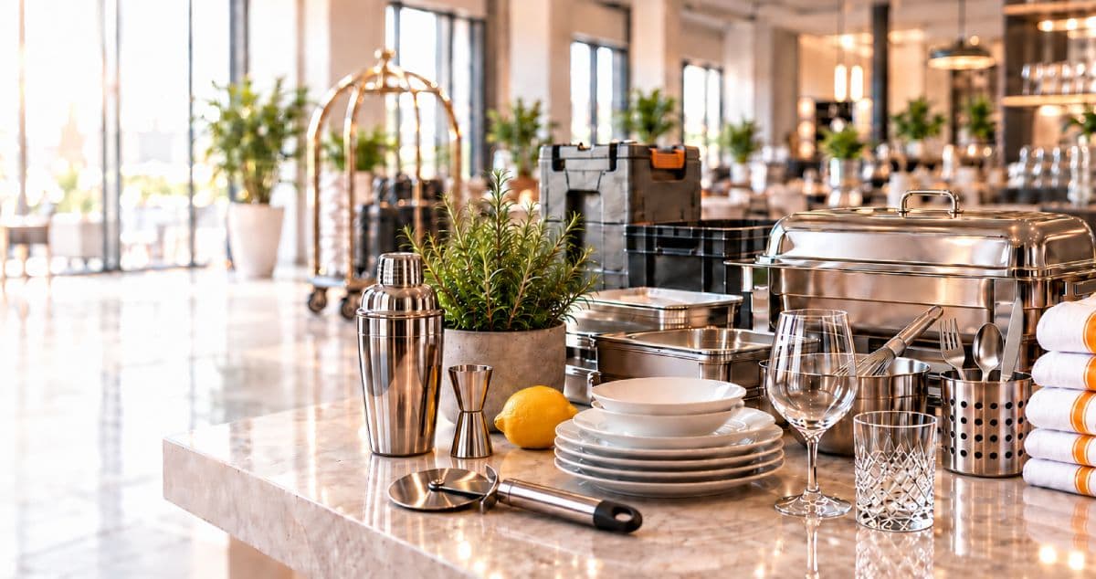 Gewerbebedarf für Gastronomie, Hotel und Betrieb
