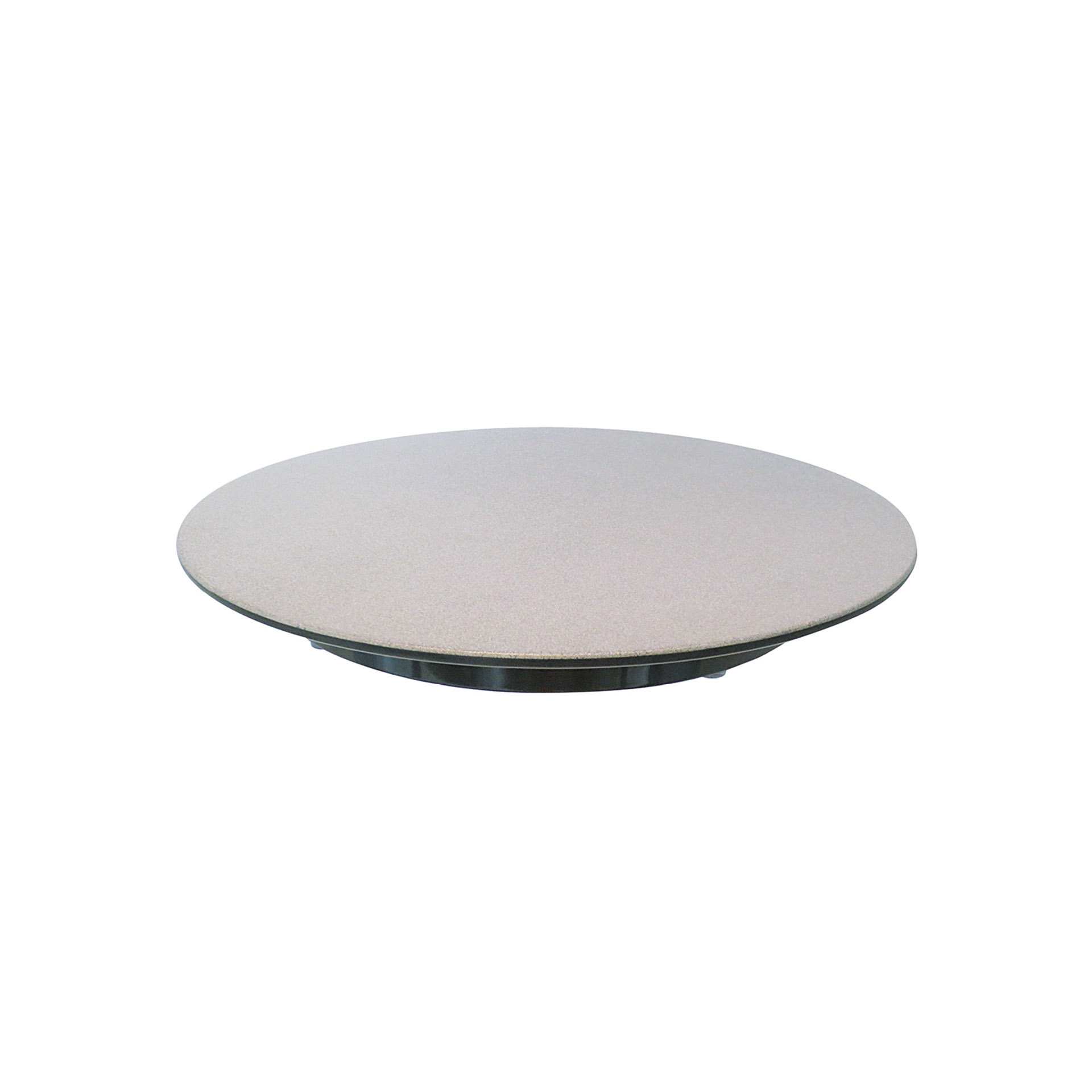 Tortenplatte - silber / schwarz - Abm. 24,5 x 24,5 x 3,0 cm - Melamin - 227229-C
