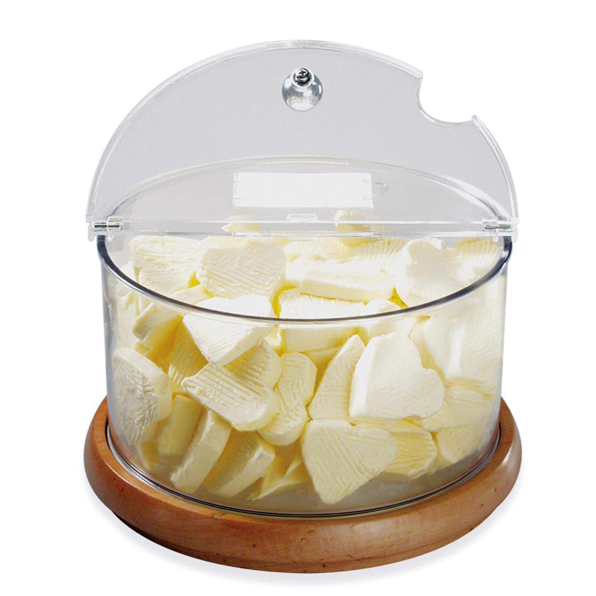 Ersatzschale - für Kühlschale (11817-B) - transparent - rund - Abm. 12 cm - Ø 22,0 cm - Polycarbonat - 11848-B