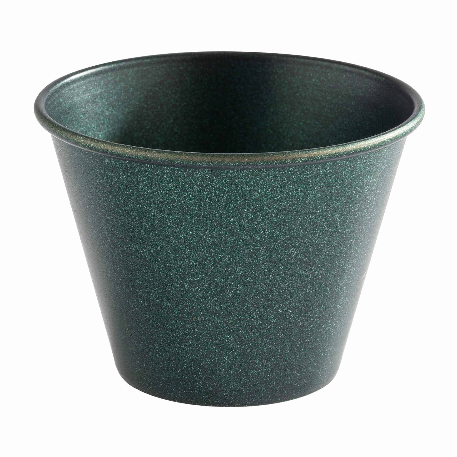 Dipschälchen - 6er Set - grün - rund - Höhe 4,5 cm - Ø 6 cm - Inhalt 0,06 l - Edelstahl - 40729-B