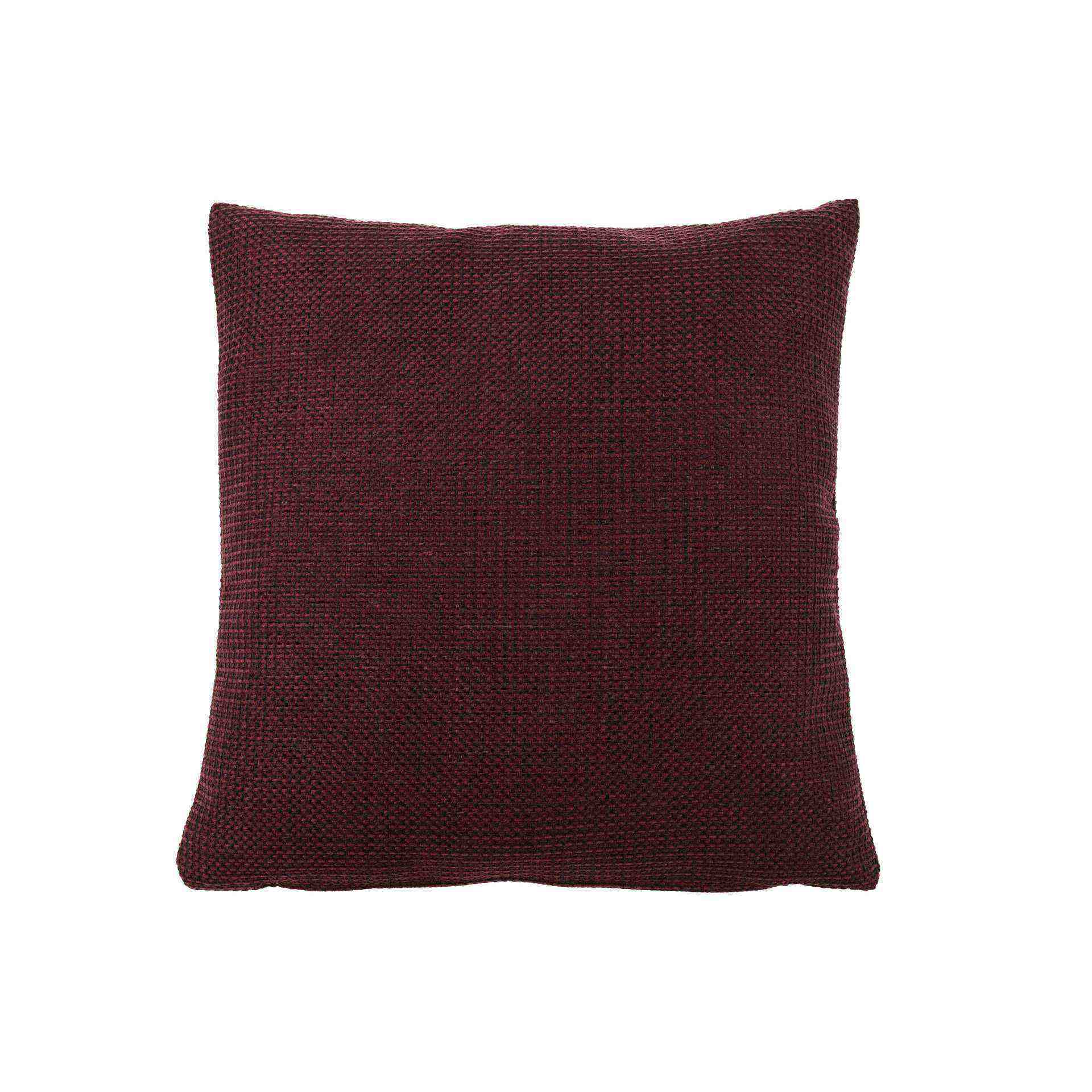 Kissenhülle - mit Reißverschluss - Serie DALLAS - bordeaux - Abm. 40 x 40 cm - Polyester - 85083-33-4040-D