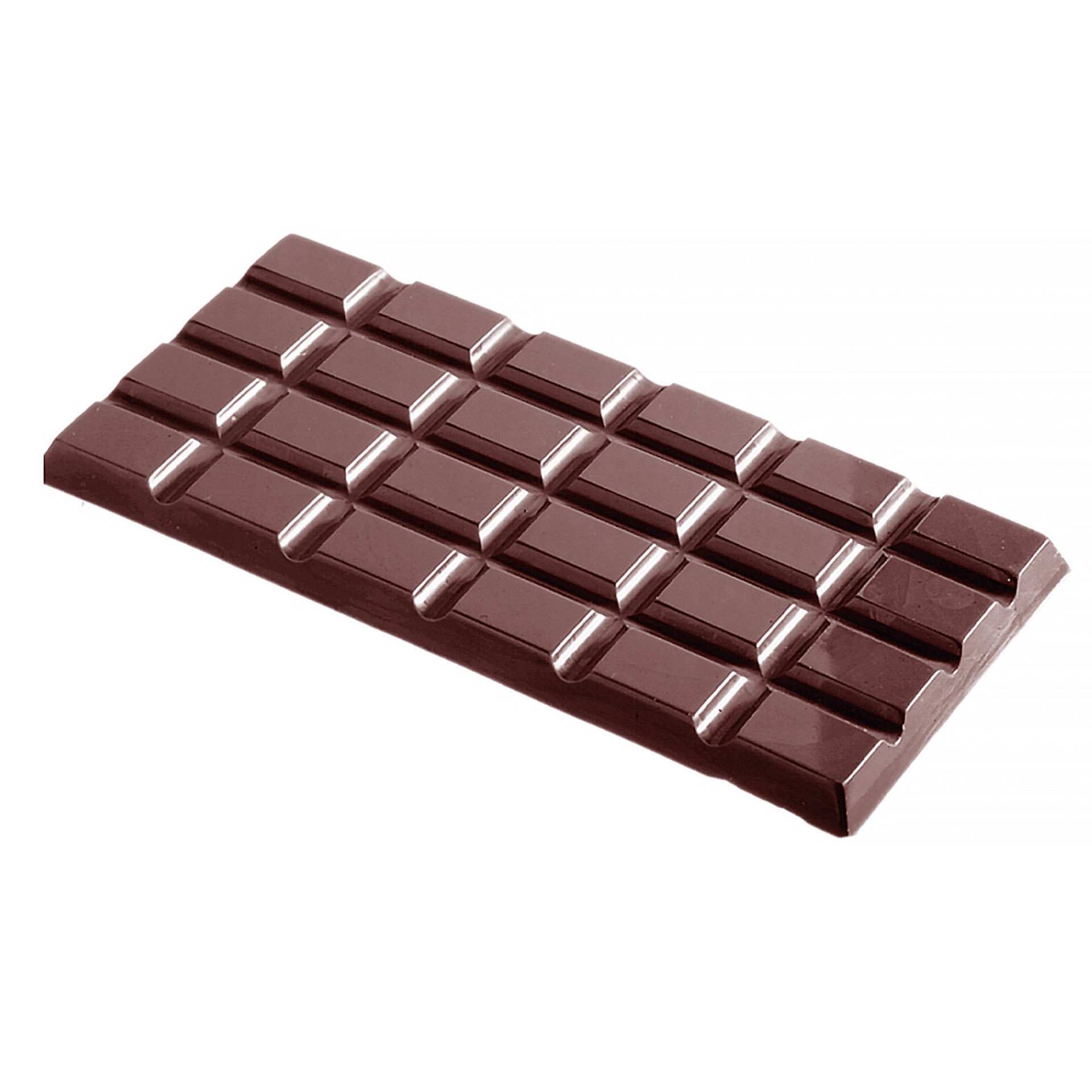 Schokoladen-Form - Tafel 4x6 Rechteck - Abm. 27,5 x 17,5 x 2,4 cm - Polycarbonat - 422110-C