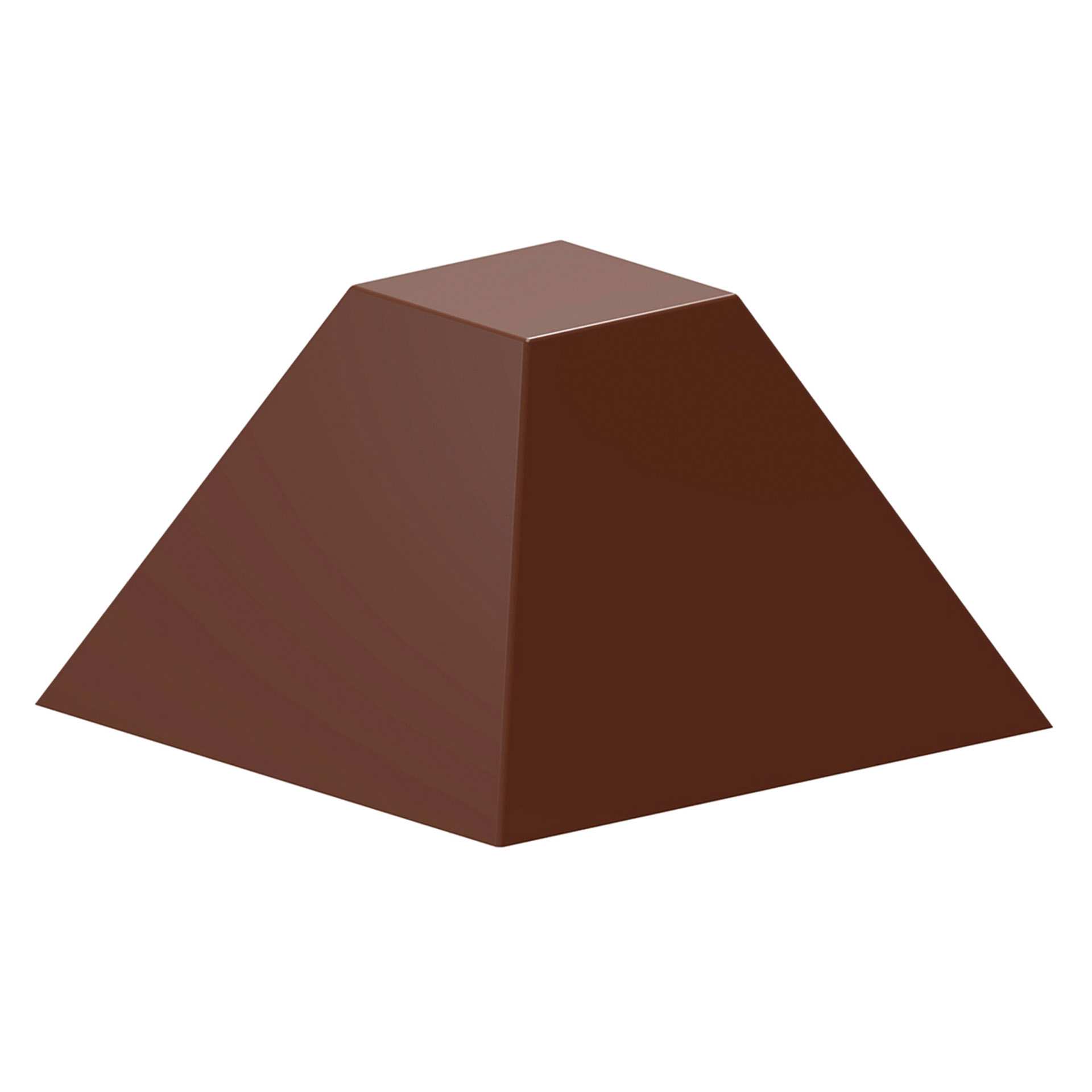 Schokoladen-Form - Pyramide - Abm. 27,5 x 13,5 x 2,4 cm - Polycarbonat - 421915-C