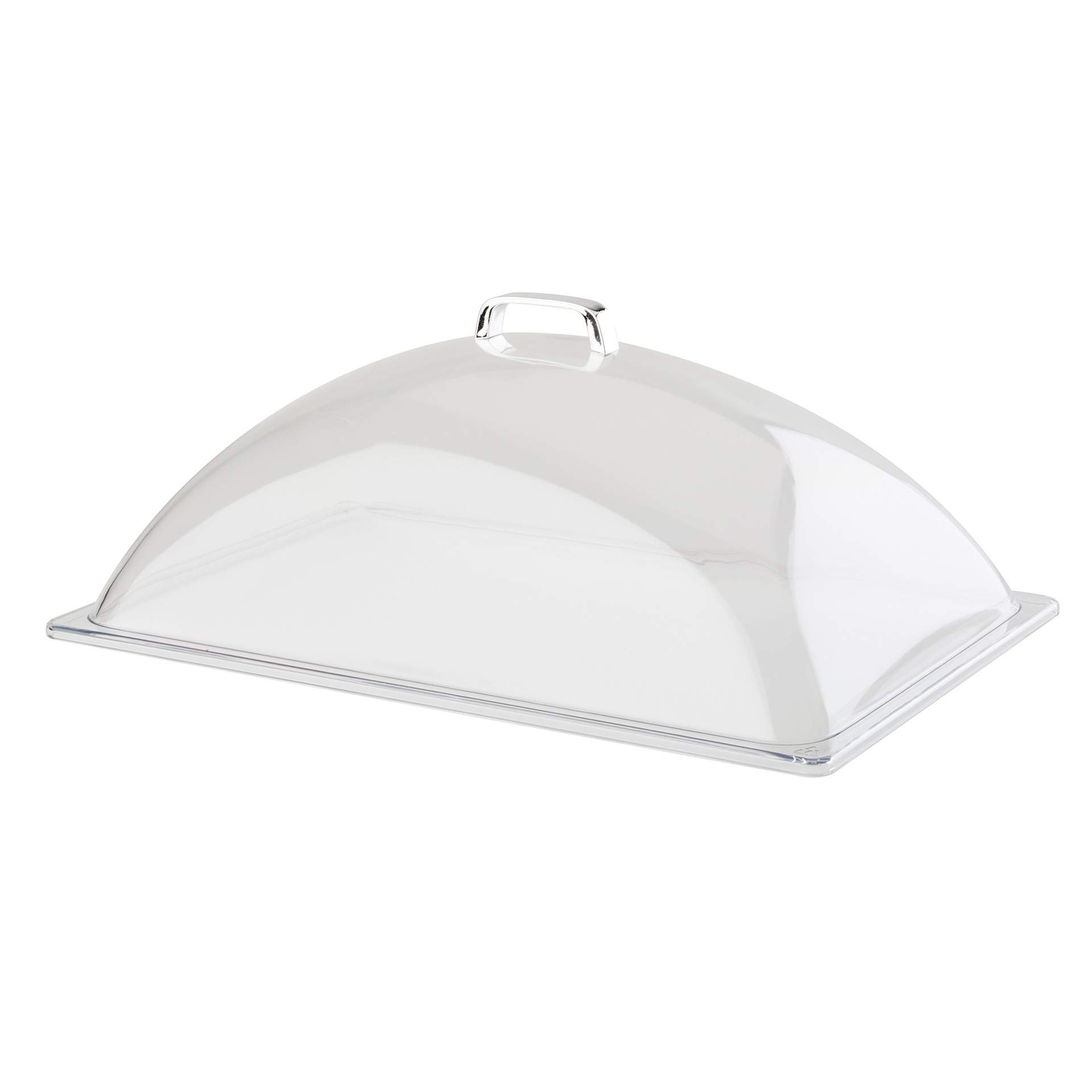 GN-Kuppelhaube - für GN 1/1 - geschlossen - transparent - Abm. 54 x 33 x 20 cm - SAN - 11026-B