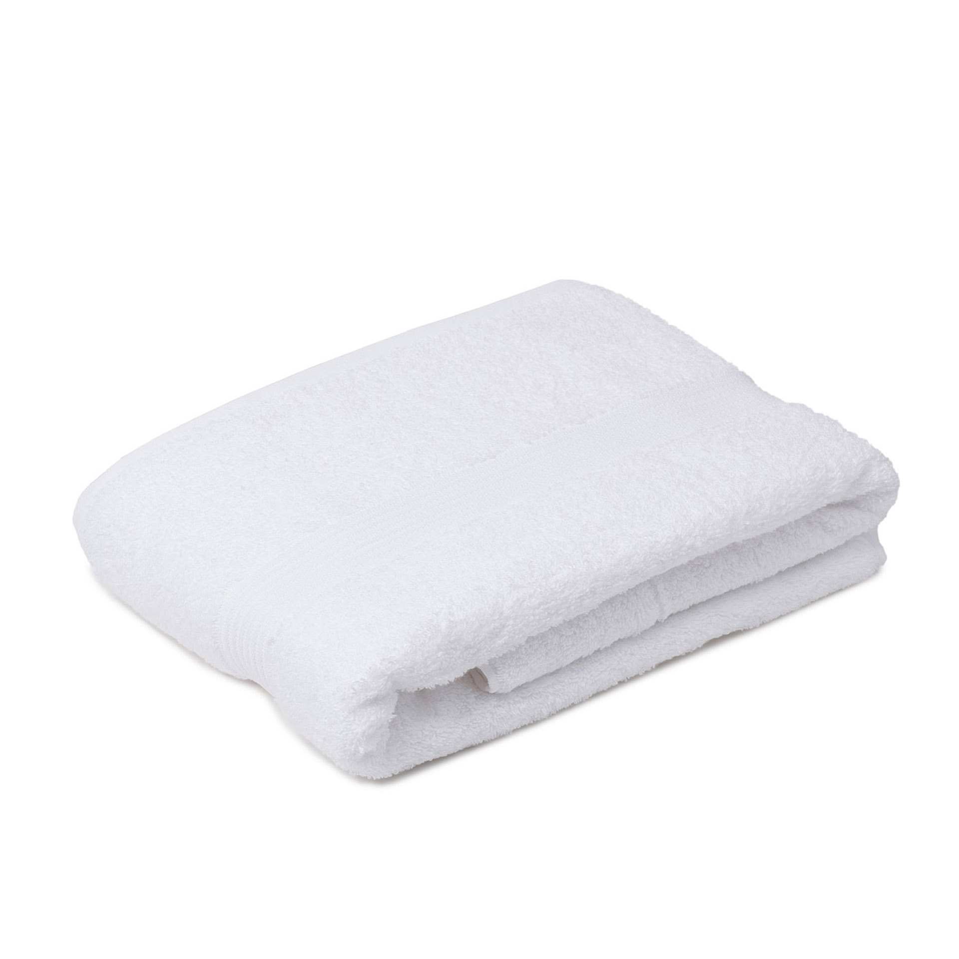 Badetuch - Uni - Serie NEW YORK - weiß - Abm. 100 x 150 cm - Baumwolle - 550-0000-6-D