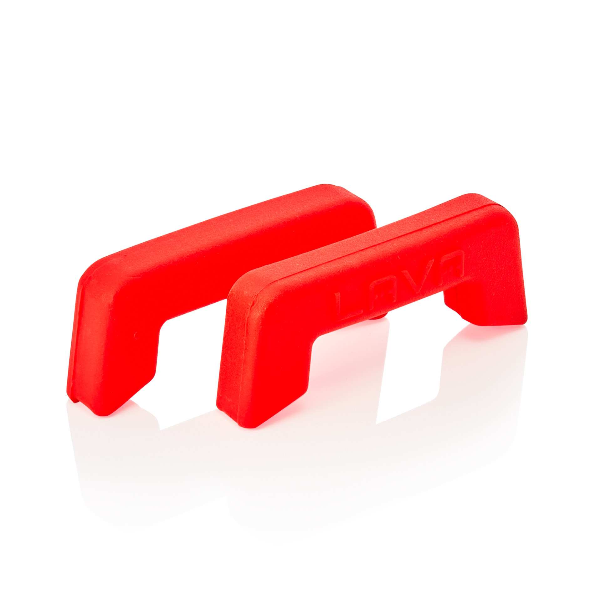 Griff - Serie Lava - rot - Abm. 9,5 x 3,4 x 1,5 cm - Silikon - 364700001-A