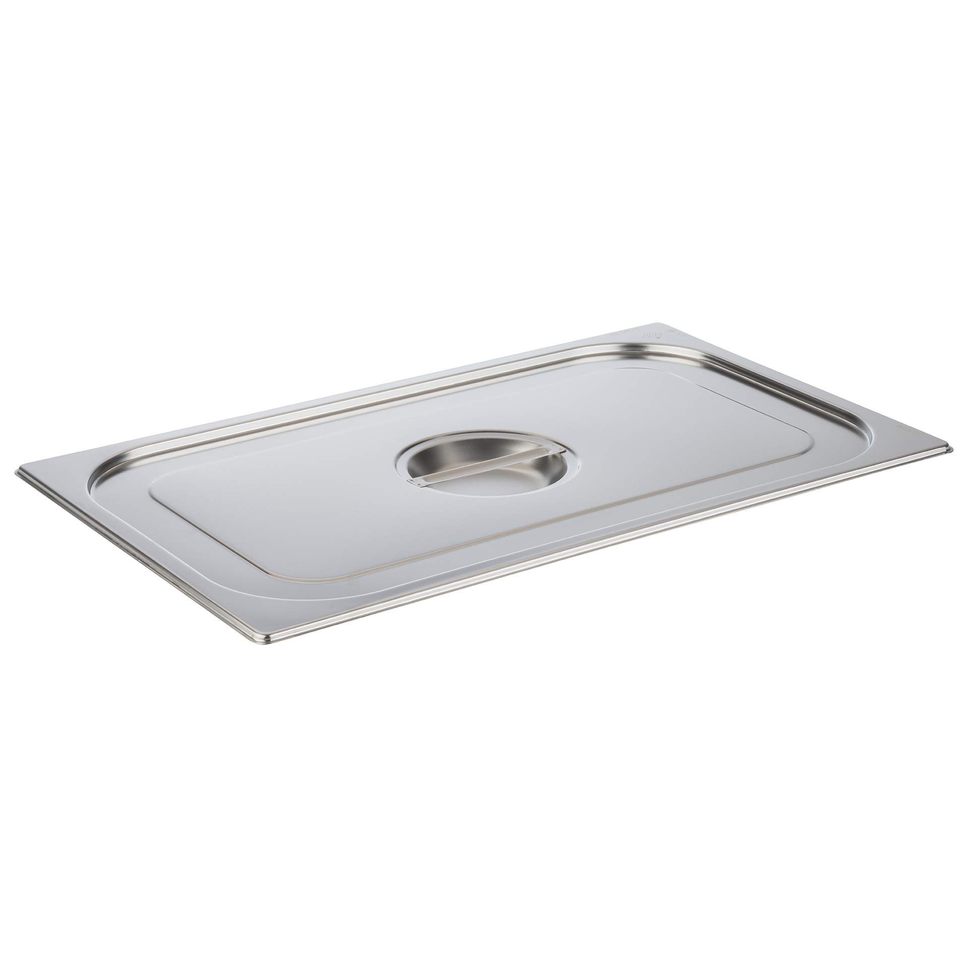 GN-Deckel - ohne Löffelaussparung - GN 1/1 (530 x 325 mm) - Edelstahl - 81195-B