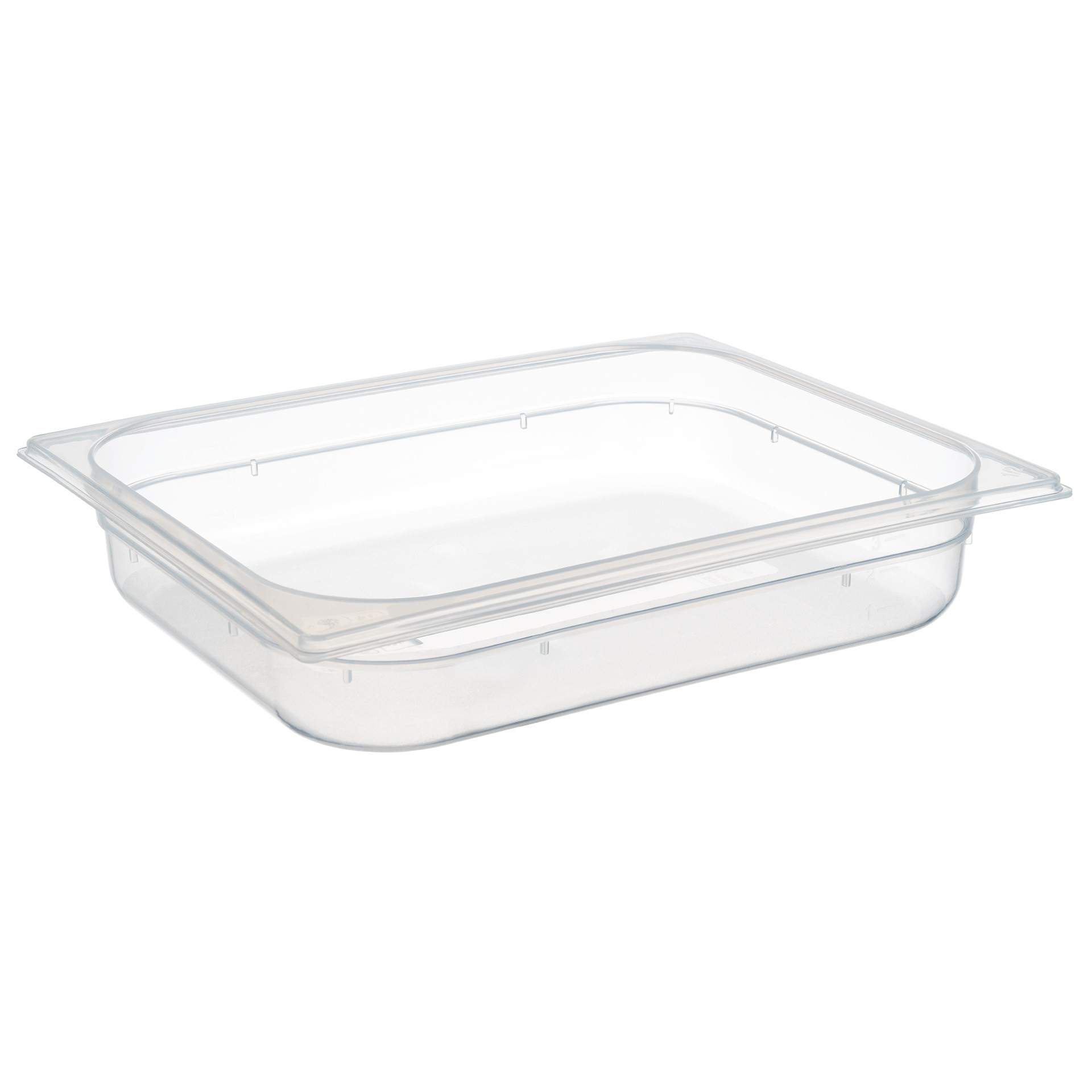 GN-Behälter - milchig-transparent - Inhalt 3,9 l - GN 1/2 (325 x 265 mm) - 65 mm - Polypropylen - 82112-B