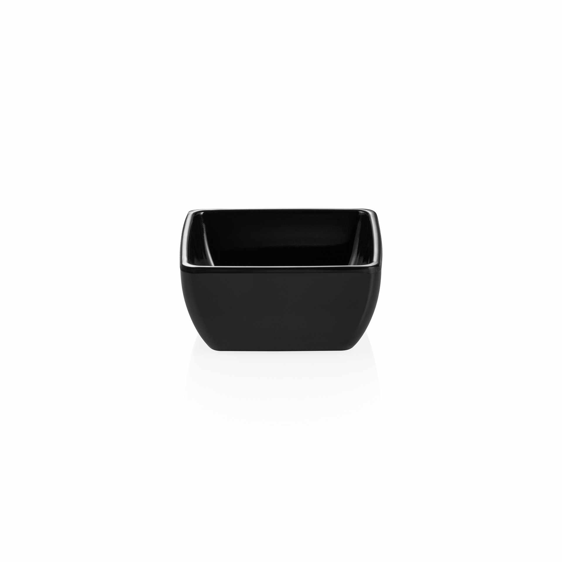 Schale - Serie Day & Night - schwarz - Abm. 9 x 9 x 4 cm - Inhalt 0,2 l - Melamin