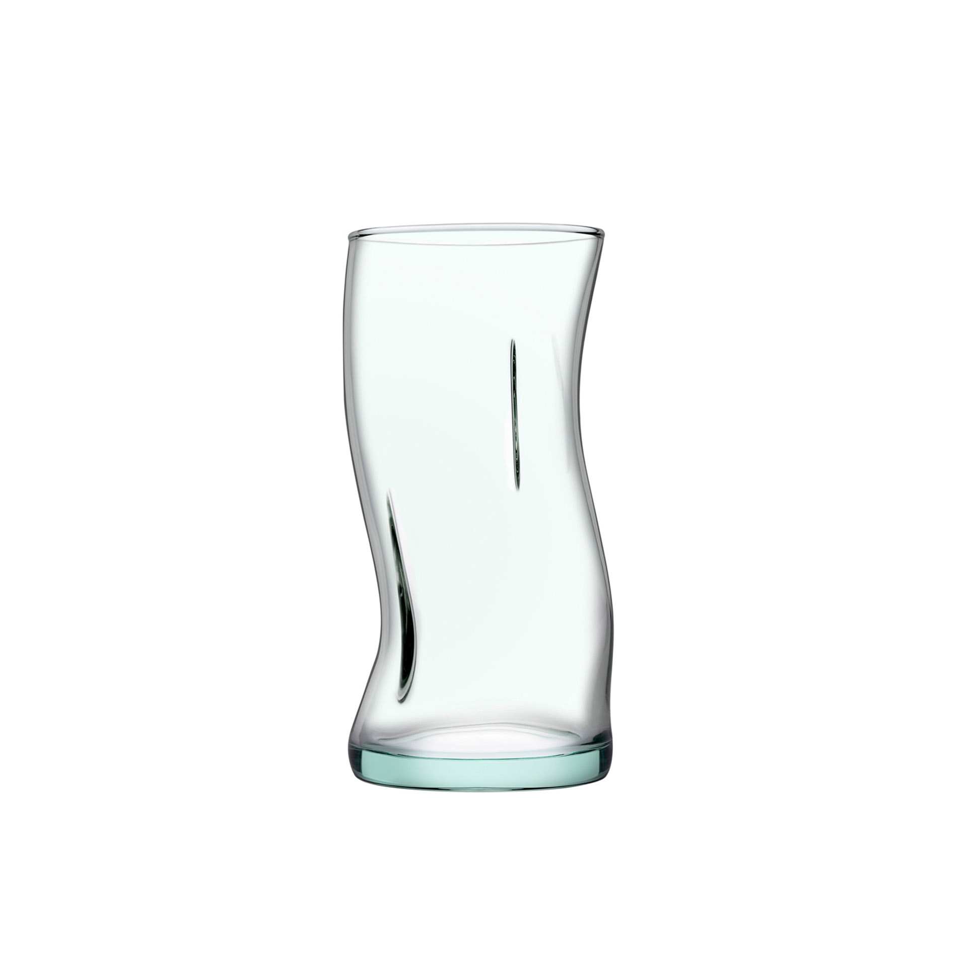 Longdrink-Glas - Set á 4 Stück - Serie Amorf - Höhe 15,0 cm - Ø oben / unten 7,0 / 7,0 cm - Inhalt 0,44 l - Glas - 420928-A