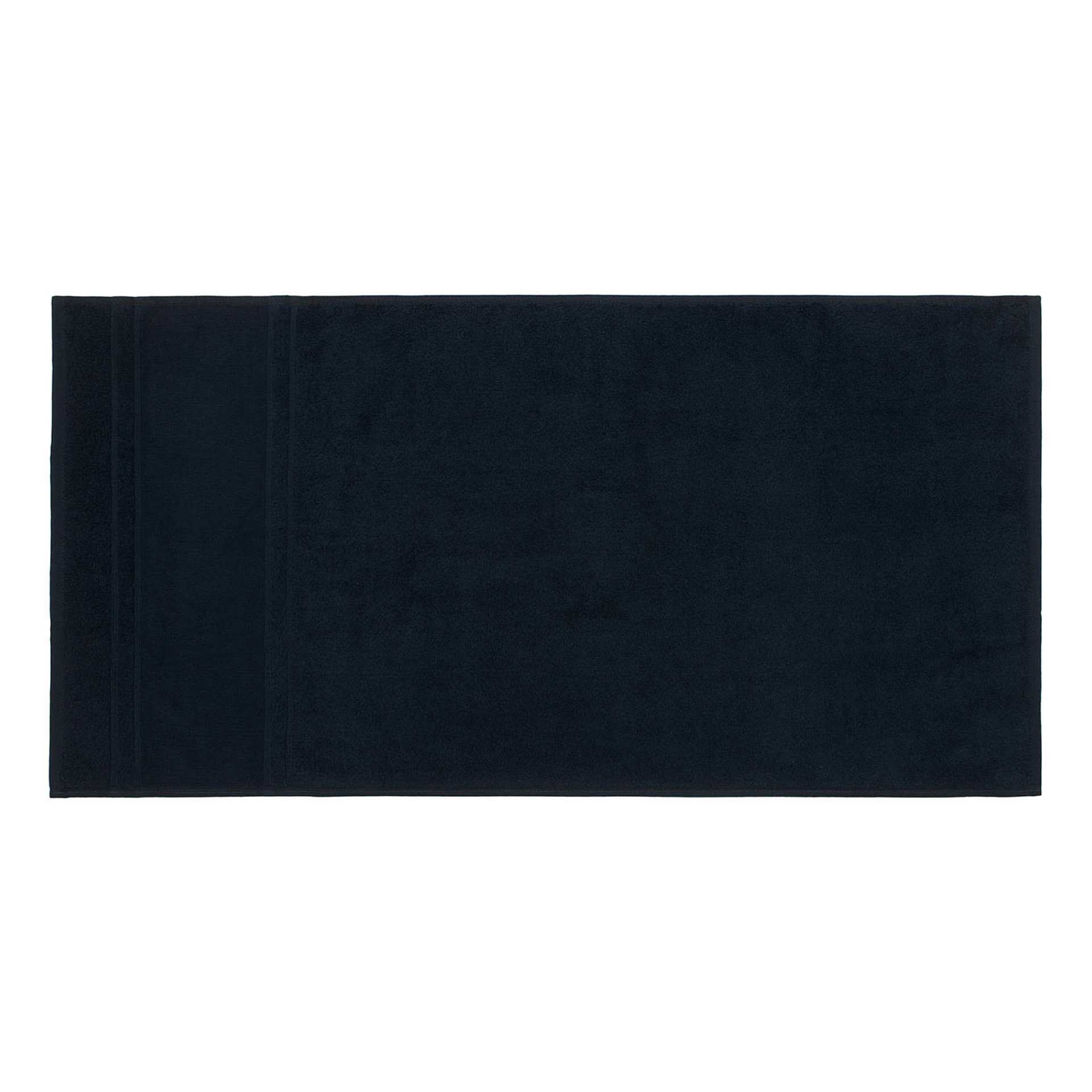 Bade-/ Saunatuch - Serie PORTO - schwarz - Abm. 100 x 180 cm - Baumwolle - 200001-9-99-D
