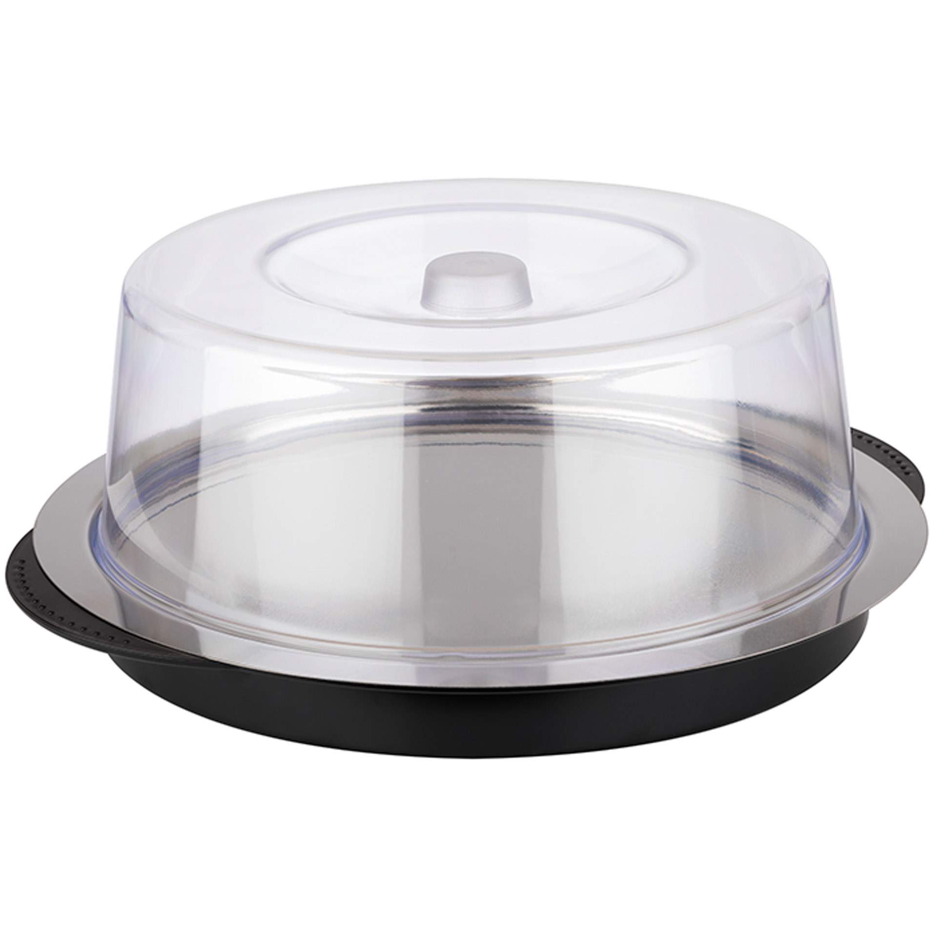 Thermo-Tablett - Set - schwarz - Höhe 15 cm - Ø 35 cm - 9094-B