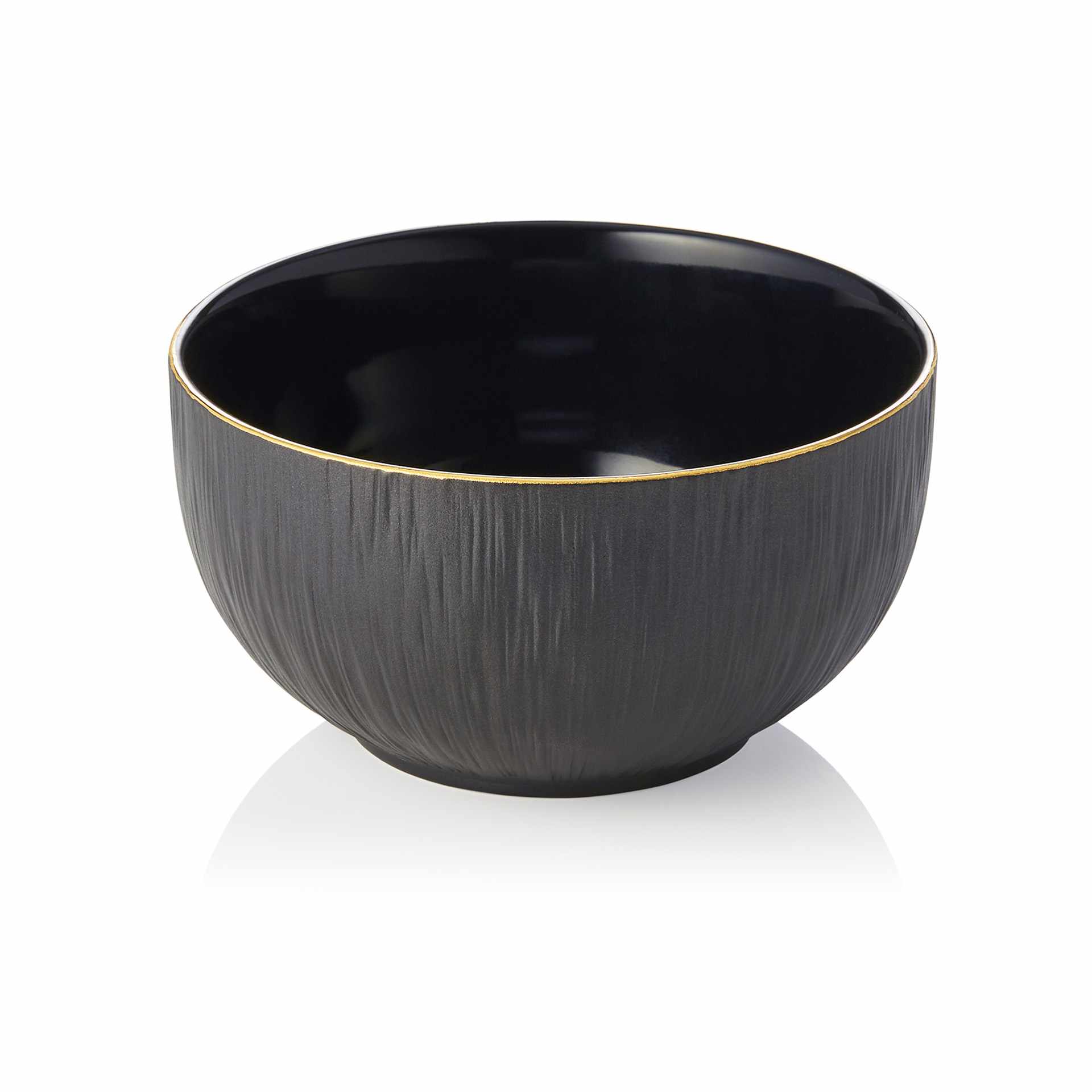 Schale - Serie Maya Kuro - Höhe 8,0 cm - Ø 15,0 cm - Inhalt 0,8 l - Porzellan