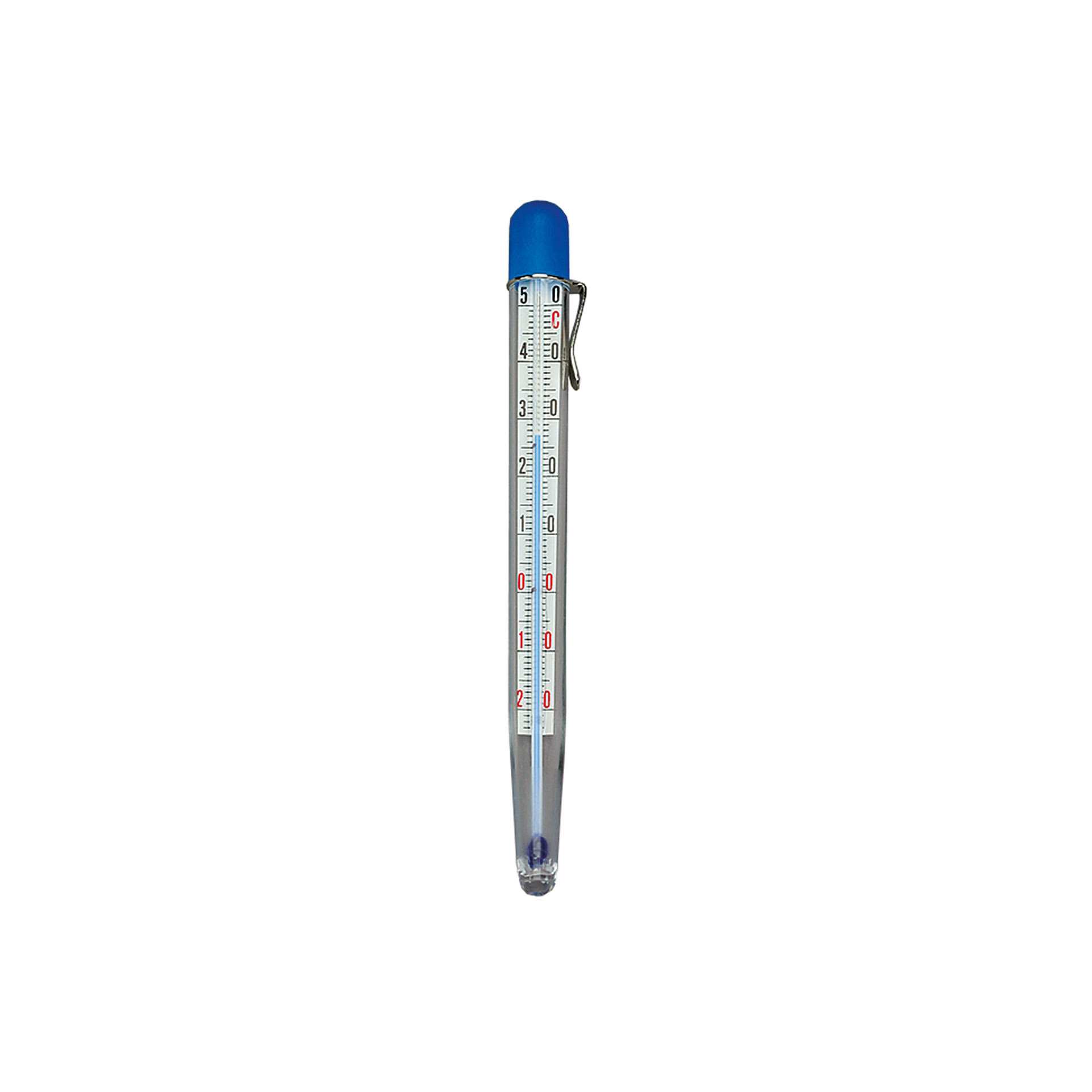 Thermometer - - 20 / + 50°C - Abm. 14,0 x 1,5 x 1,5 cm - Polystyrol - 160004-C