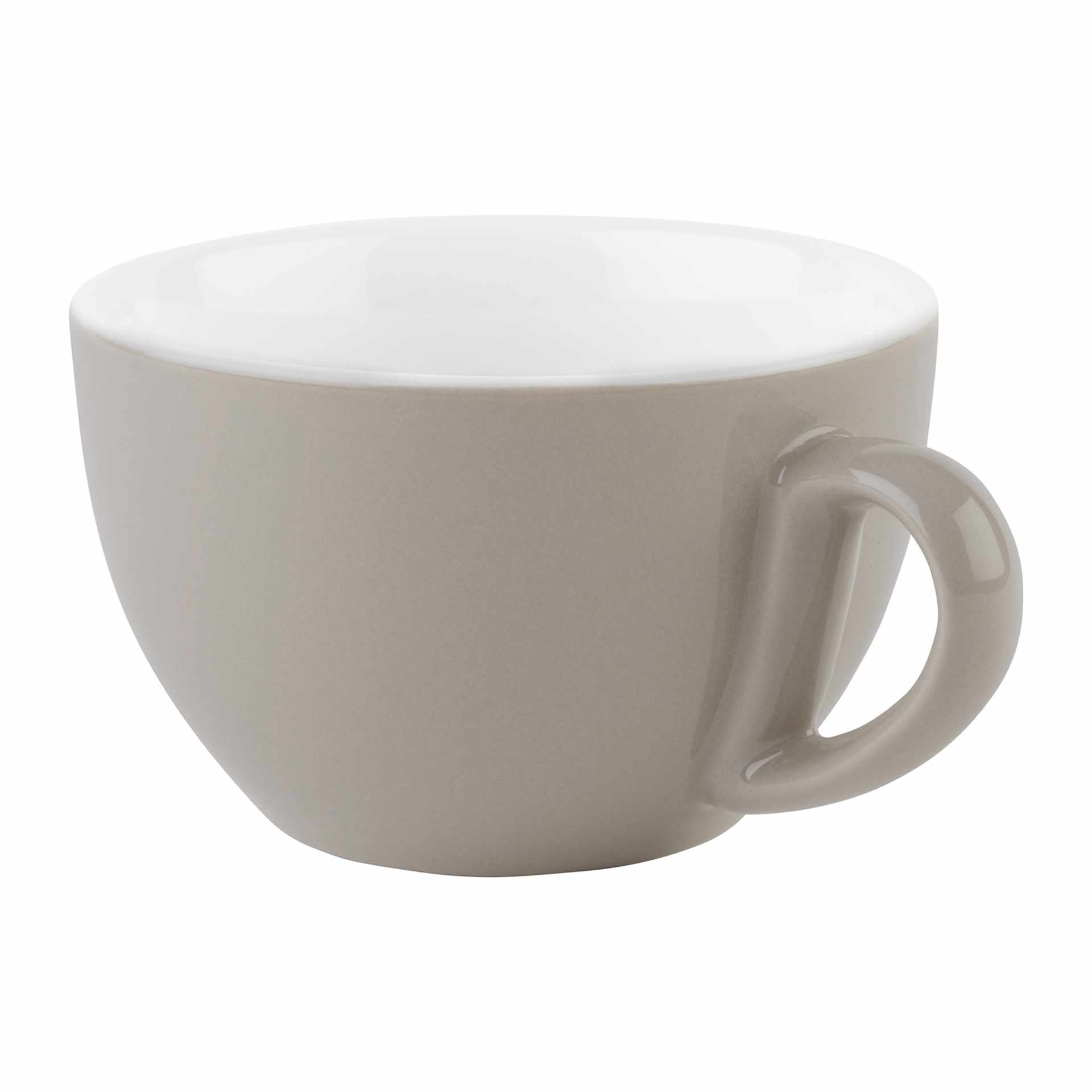 Cappuccino-Tasse - Serie Snug - grau - Höhe 6,5 cm - Ø 10,5 cm - Inhalt 0,30 l - Porzellan - 16006-B