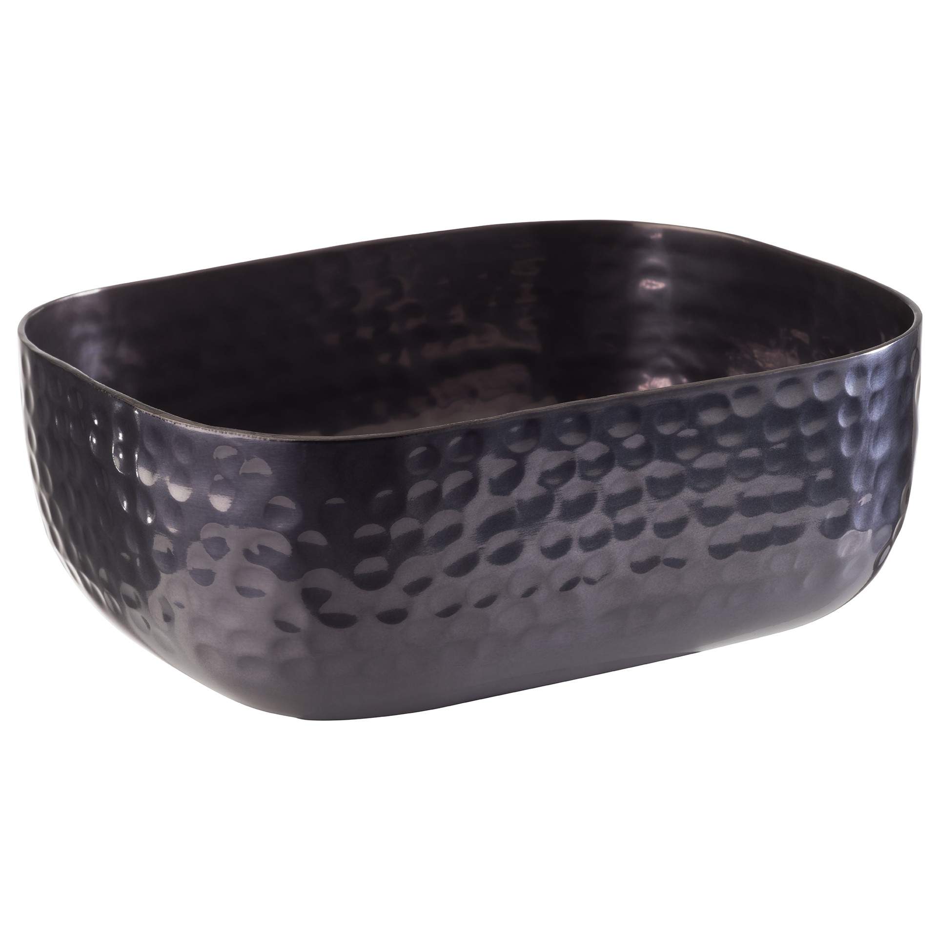 Schale - schwarz - oval - Abm. 15,5 x 12,0 x 5,5 cm - Inhalt 0,70 l - Aluminium - 40692-B