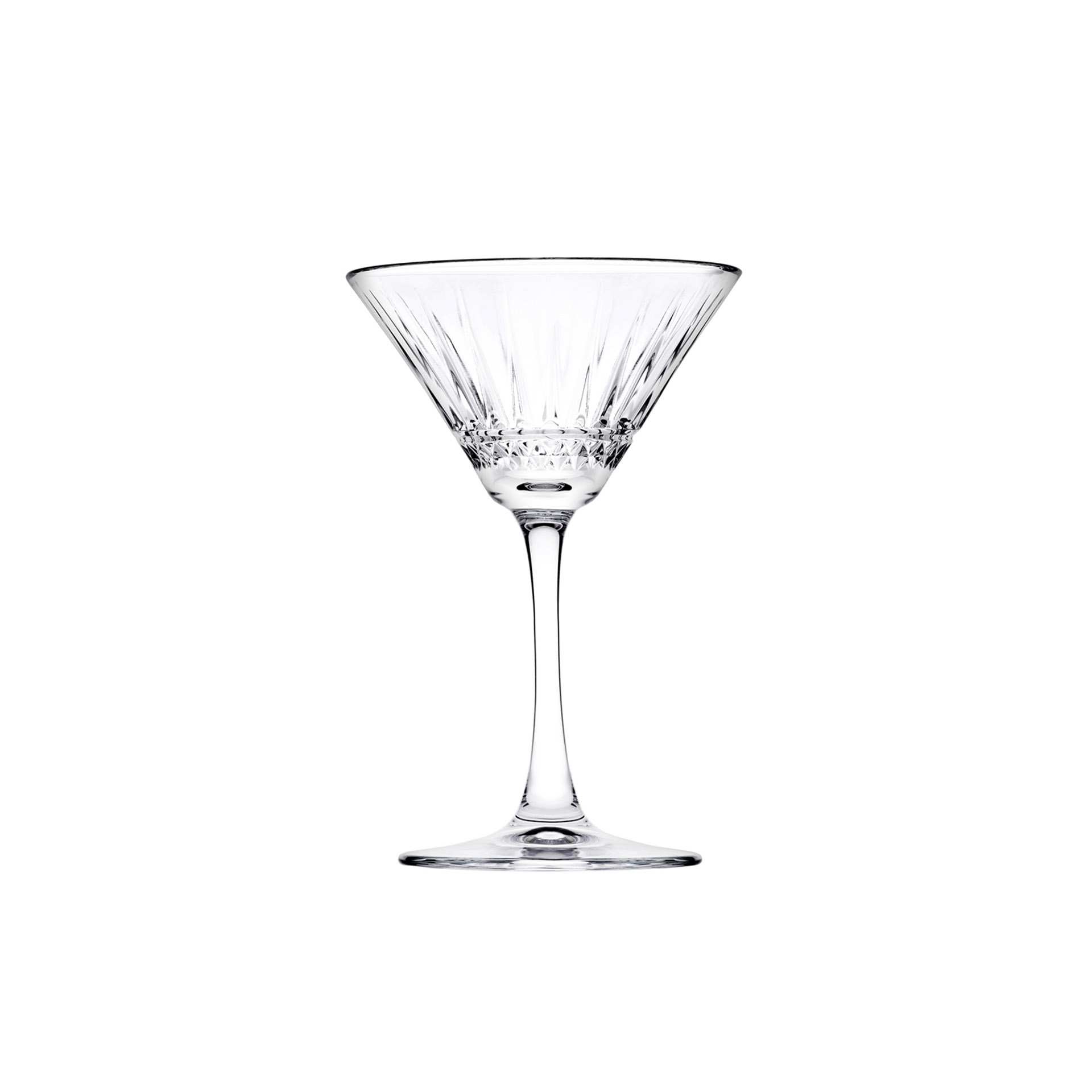 Cocktail-Glas - Set á 6 Stück - Serie Elysia - Höhe 17,2 cm - Ø oben / unten 11,6 / 8,2 cm - Inhalt 0,22 l - Glas - 440328-A