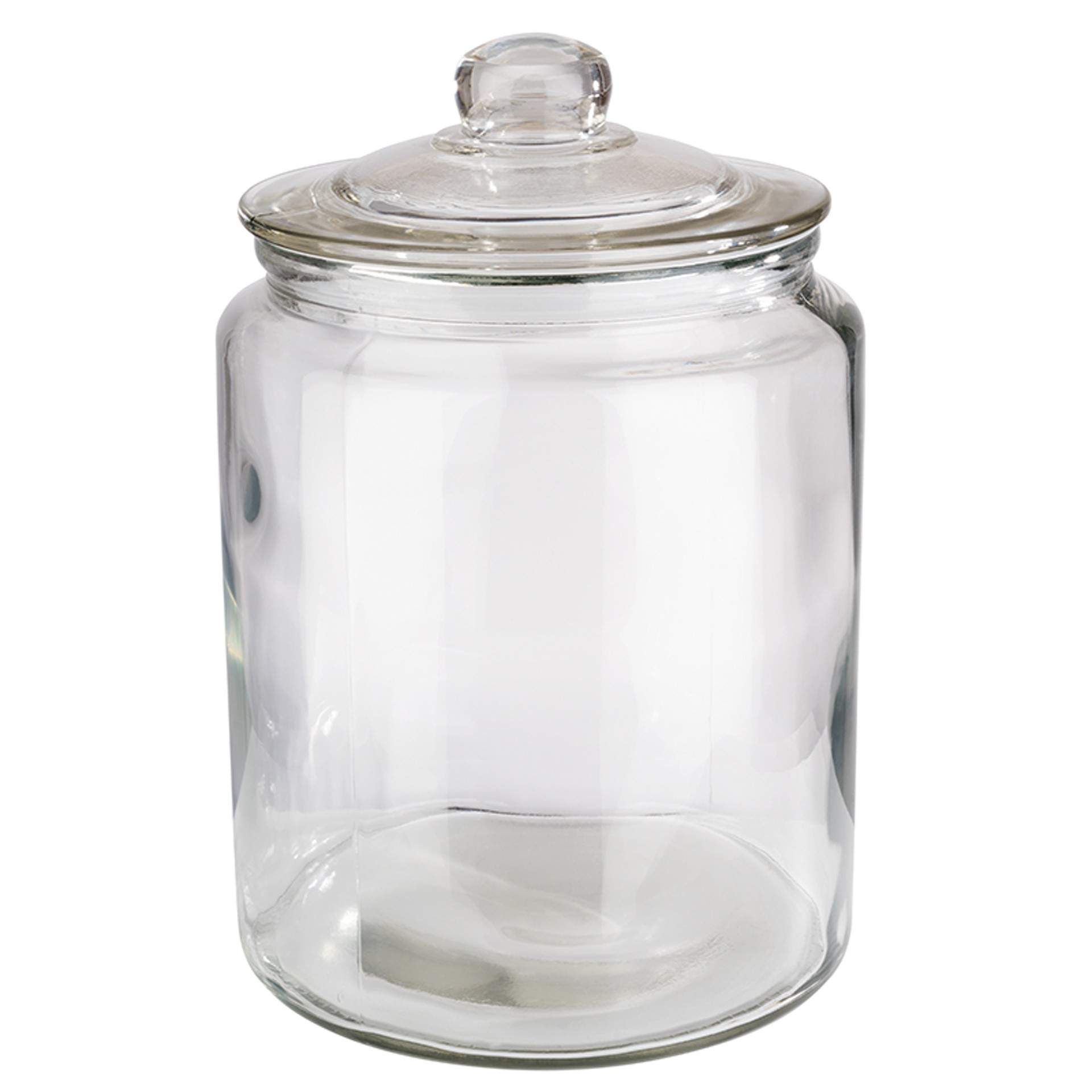 Vorratsglas - transparent - rund - Abm. 30 cm - Ø 20,0 cm - Inhalt 6,0 l - Glas - 82253-B