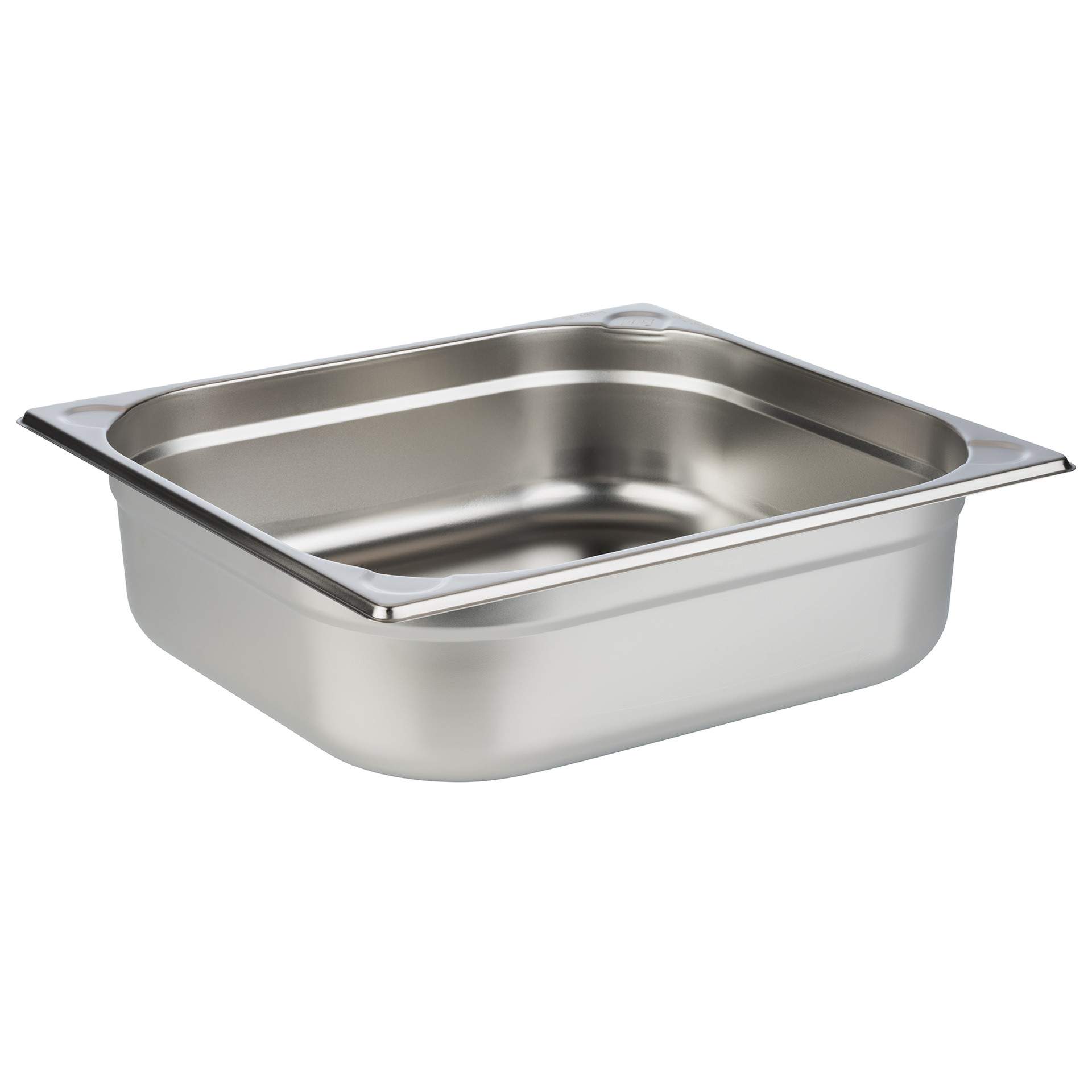 GN-Behälter - Inhalt 8,4 l - GN 2/3 (354 x 325 mm) - 100 mm - Edelstahl - 81704-B