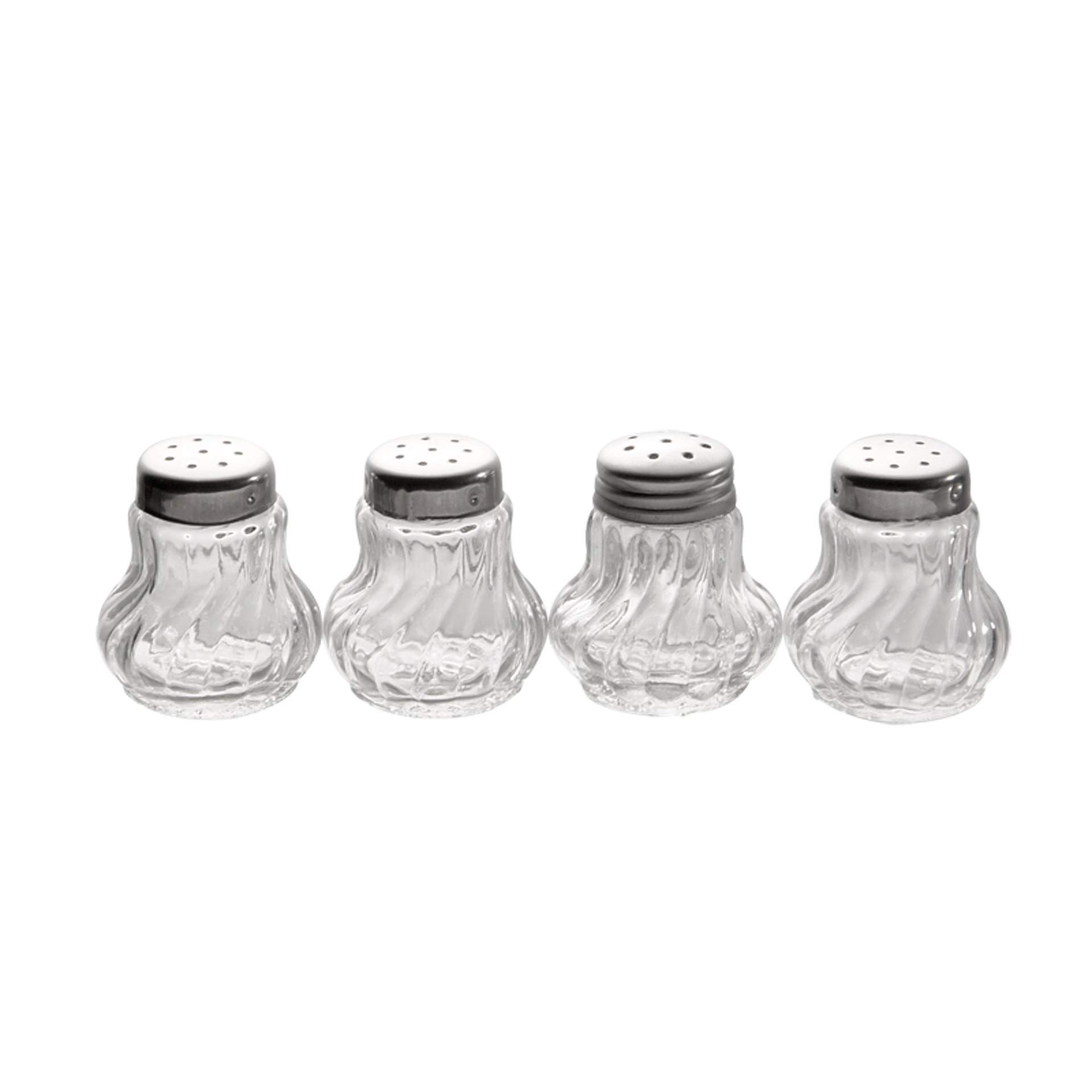 Ministreuer - 4er Set - Abm. 4,0 cm - Ø 3,5 cm - Glas - 40503-B