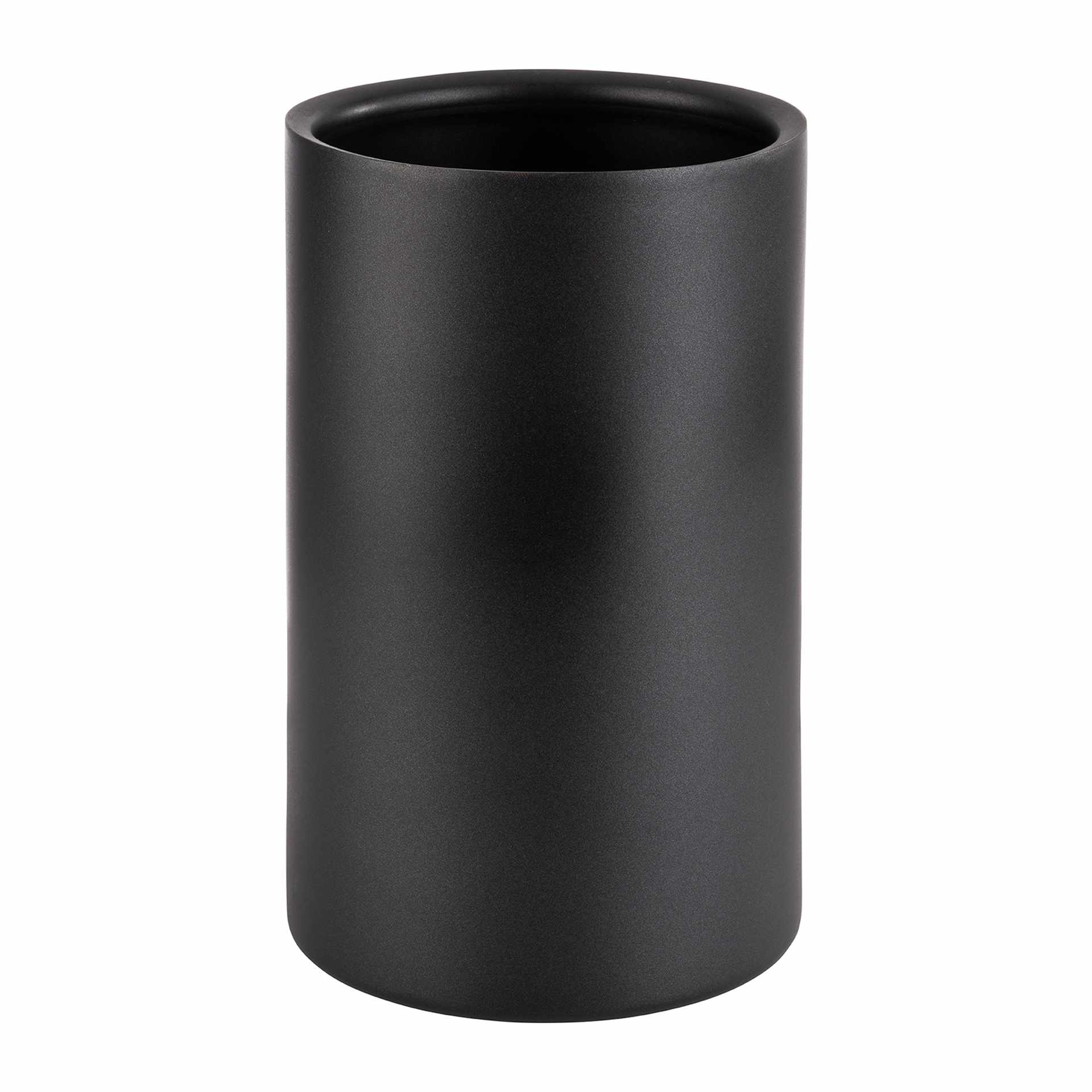 Flaschenkühler - schwarz - rund - Höhe 20,0 cm - Ø (außen) 12 cm - Edelstahl - 36127-B