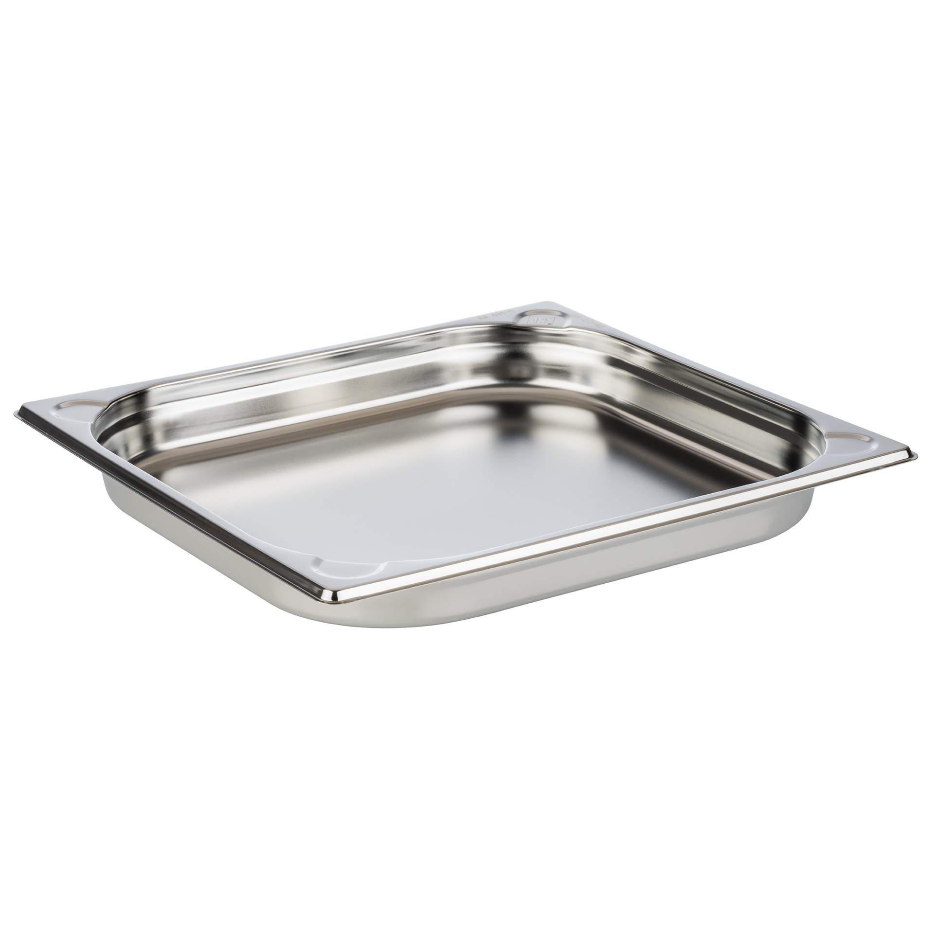 GN-Behälter - Inhalt 3,0 l - GN 2/3 (354 x 325 mm) - 40 mm - Edelstahl - 81701-B