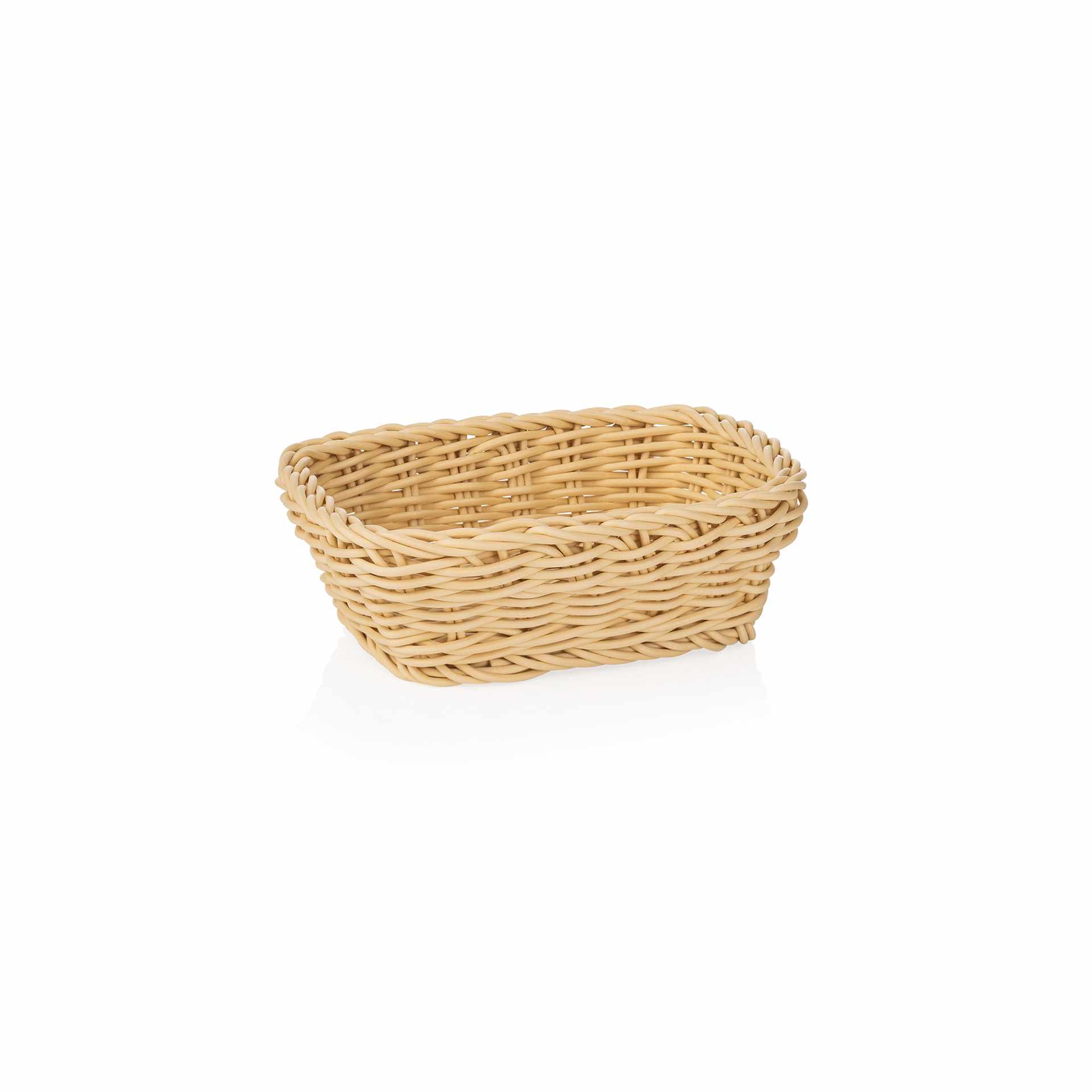 Korb - hellbeige - Abm. 19 x 13 x 6 cm - Polypropylen - 5070319-A