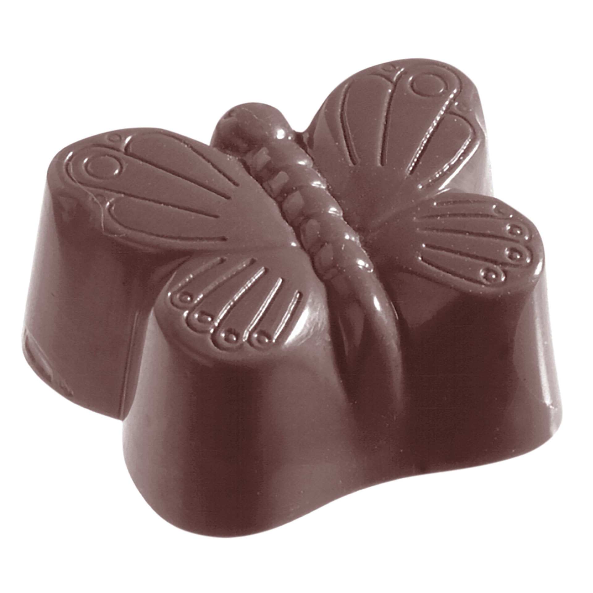 Schokoladen-Form - Schmetterling - Abm. 27,5 x 13,5 x 2,4 cm - Polycarbonat - 421006-C