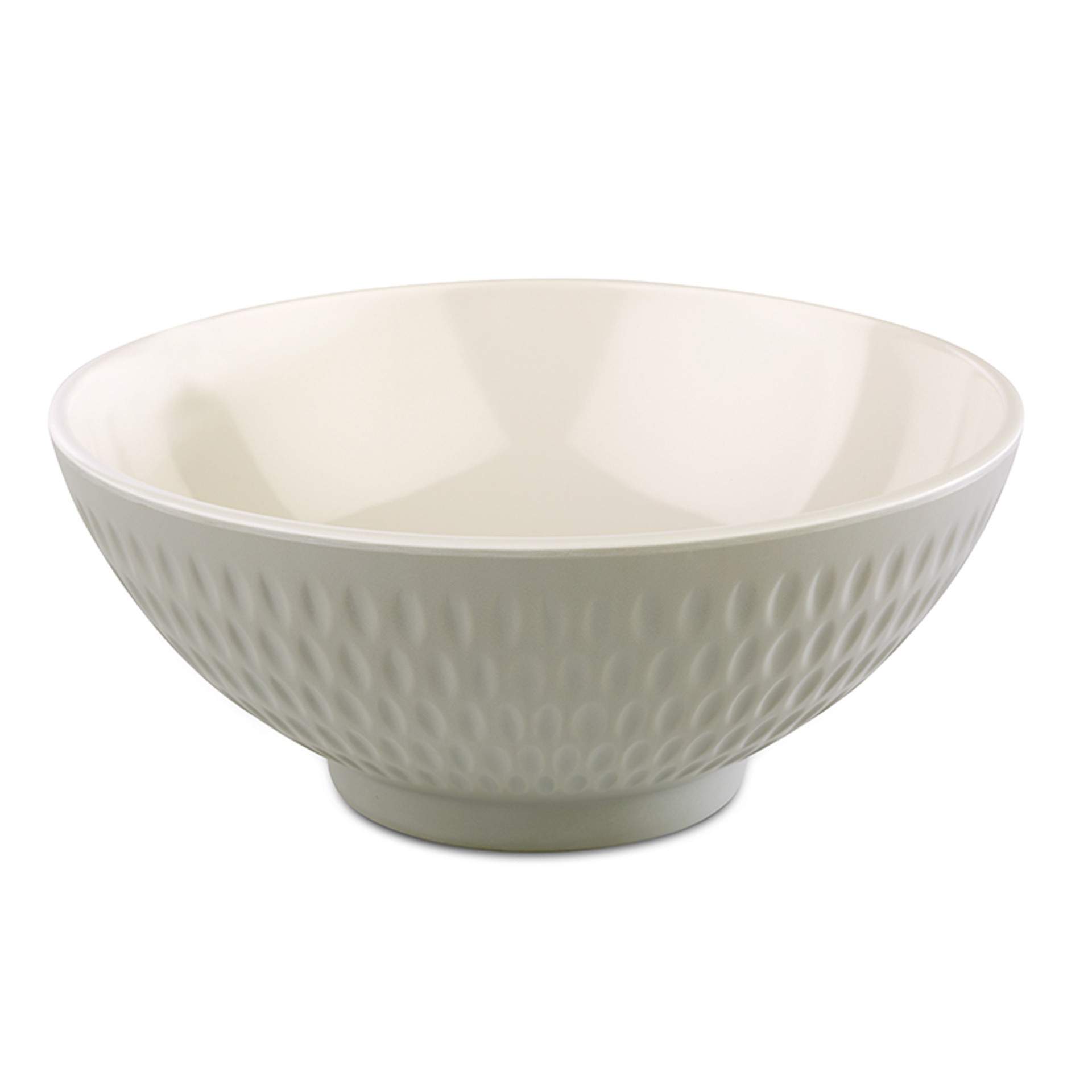Schale - beidseitig farbig - Serie Asia Plus - cream / grau - Abm. 7,0 cm - Ø 16 cm - Inhalt 0,60 l - Melamin - 15403-B