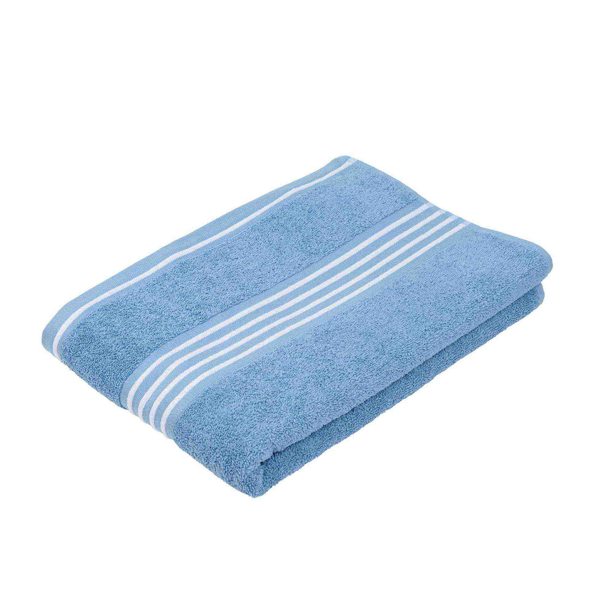 Duschtuch - Serie RIO - blau - Abm. 70 x 140 cm - Baumwolle - 140-50-5-D
