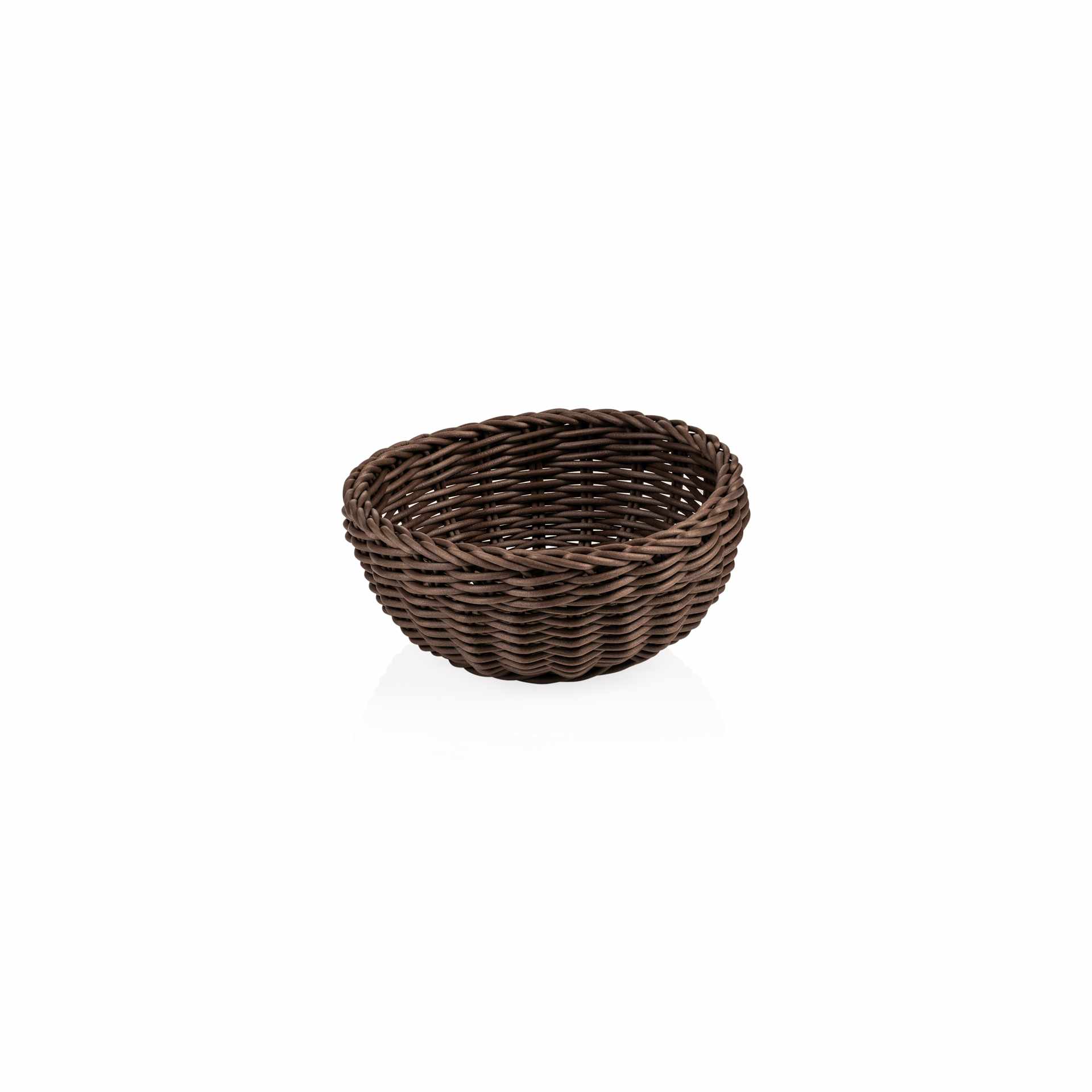 Korb - braun - Höhe 8,0 cm - Ø 20 cm - Polypropylen - 5074120-A
