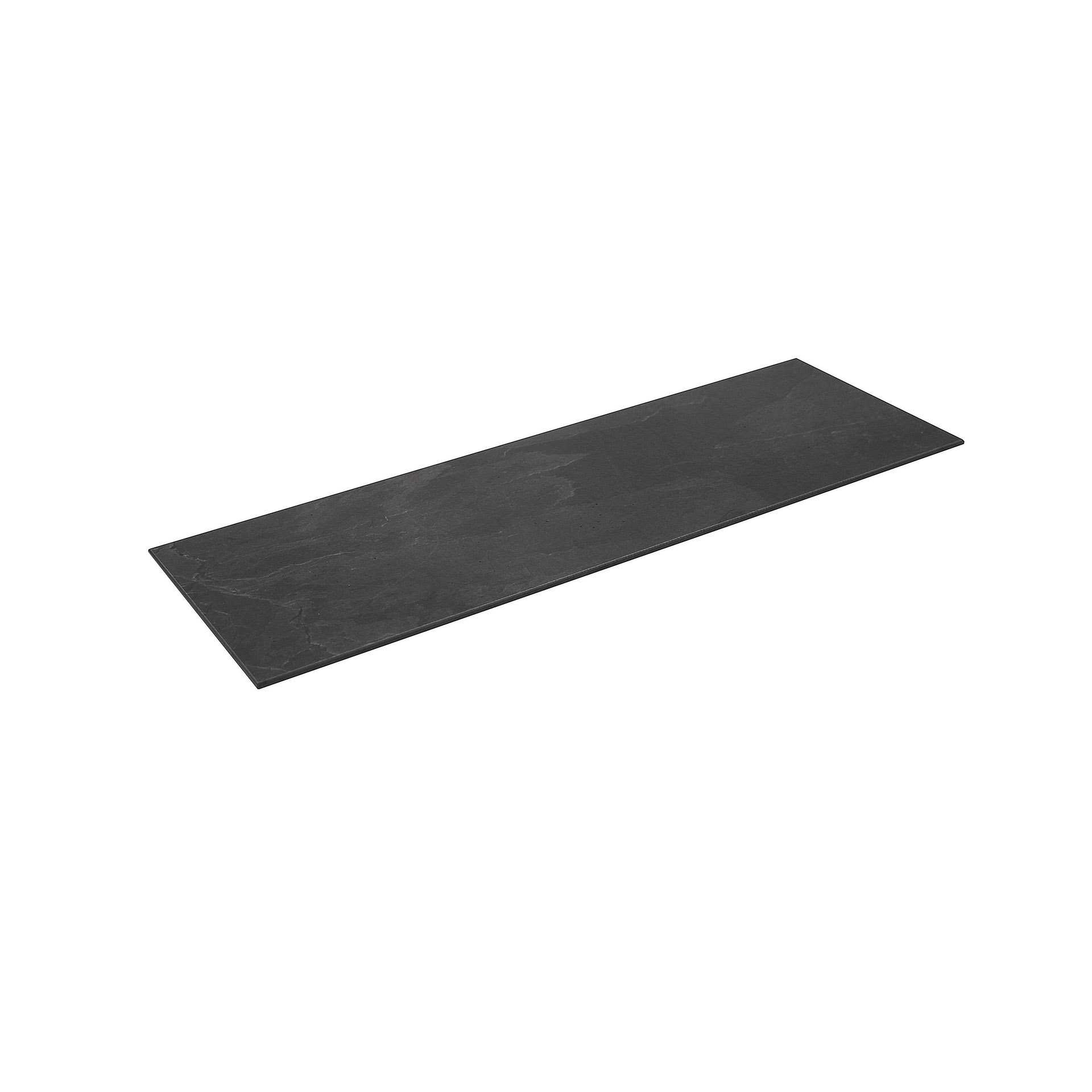 Auslagetablett - Schiefer - GN 1/4 - Abm. 26,5 x 16,2 x 0,6 cm - GN 1/4 (265 x 162 mm) - 6 mm - Kunststoff - 225280-C