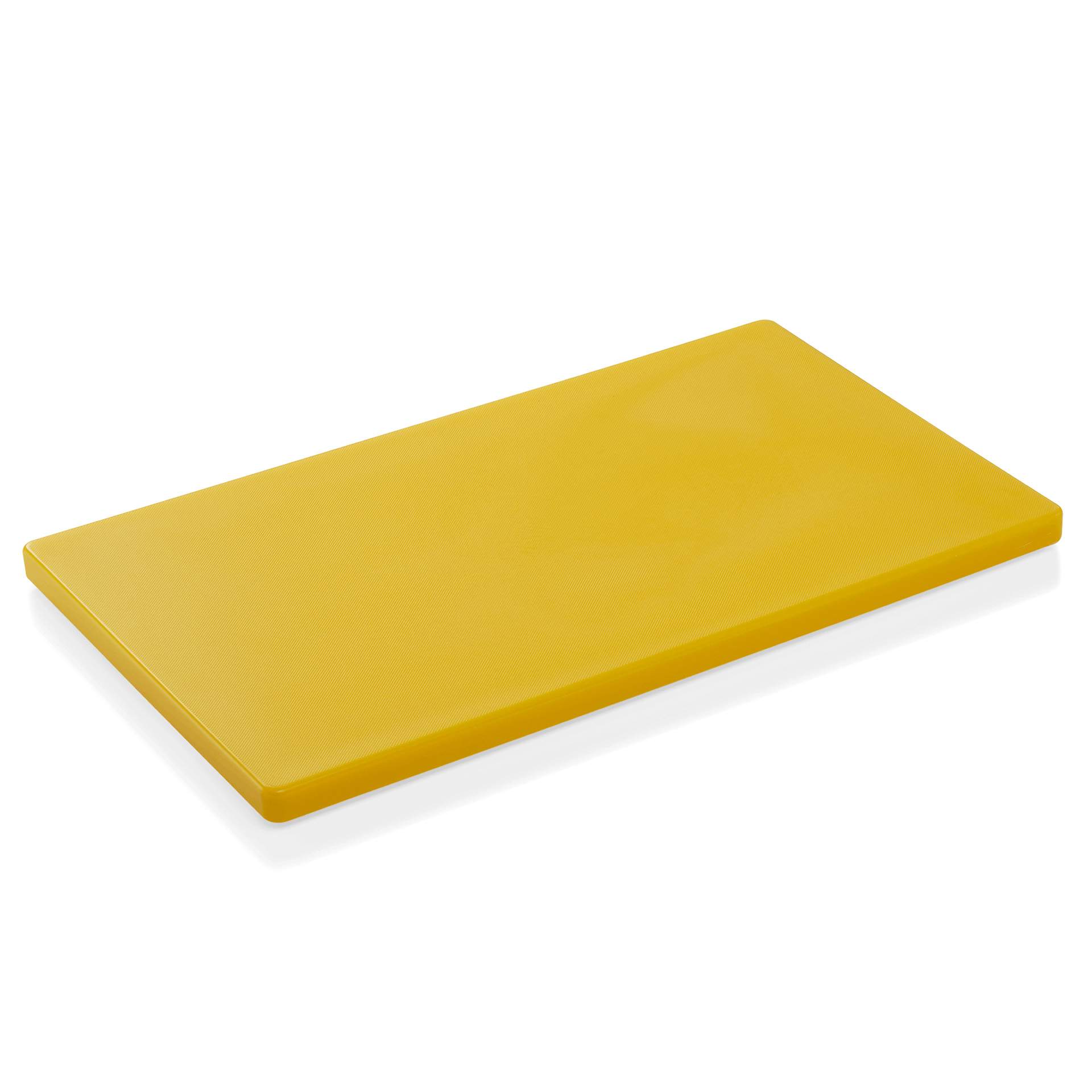 HACCP Schneidbrett - mit rutschhemmenden Füßen - gelb - Abm. 50 x 30 x 2 cm - Polyethylen