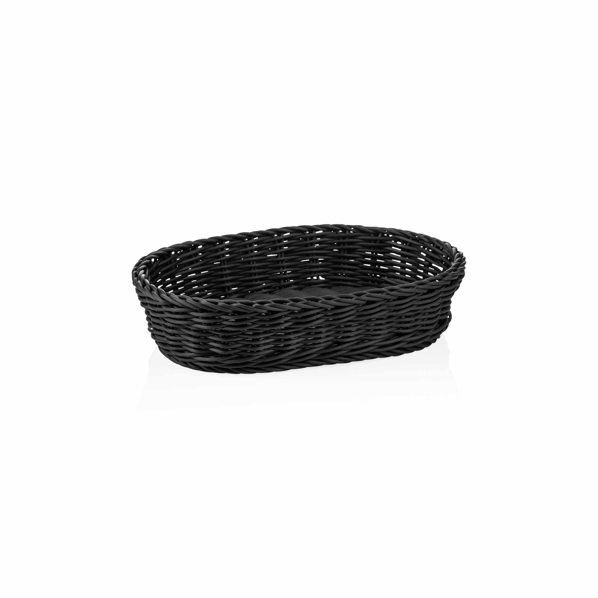 Korb - schwarz - Abm. 32 x 23 x 7 cm - Polypropylen - 5073032-A