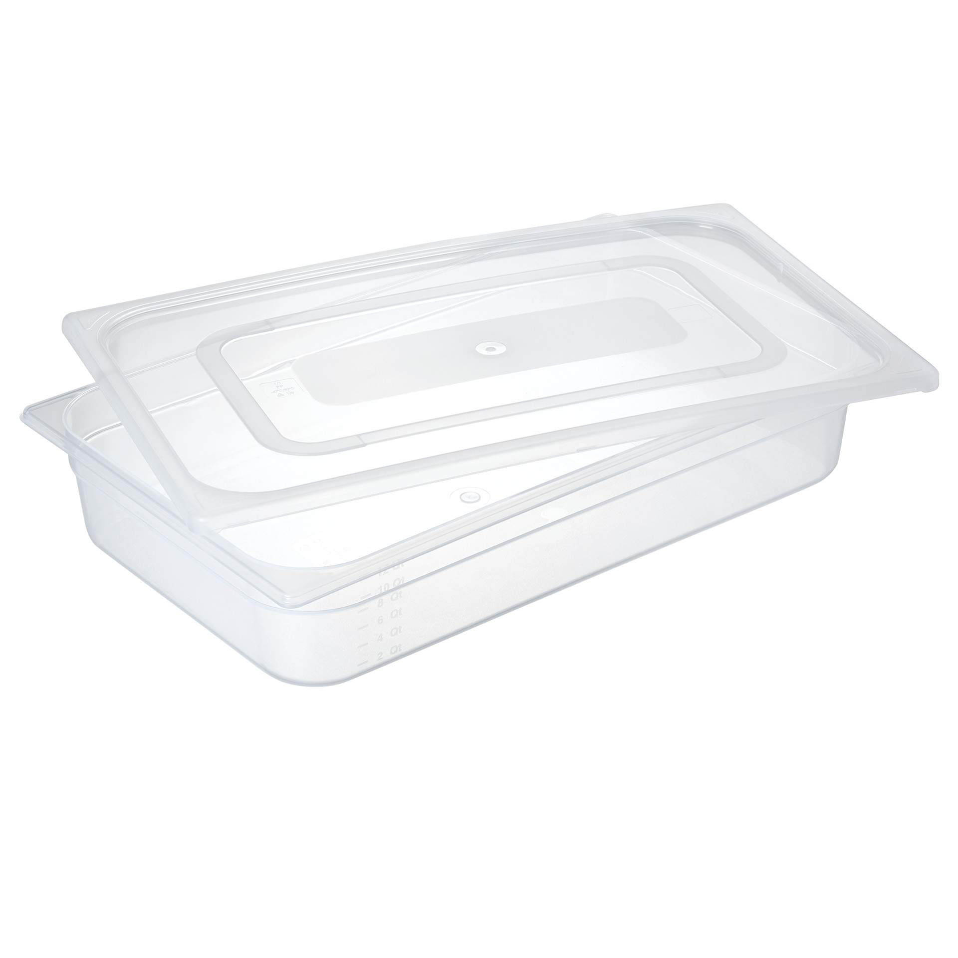GN-Behälter - BPA frei - Serie 84 - Inhalt 13,3 l - GN 1/1 (530 x 325 mm) - 100 mm - Polypropylen - 8411100-A