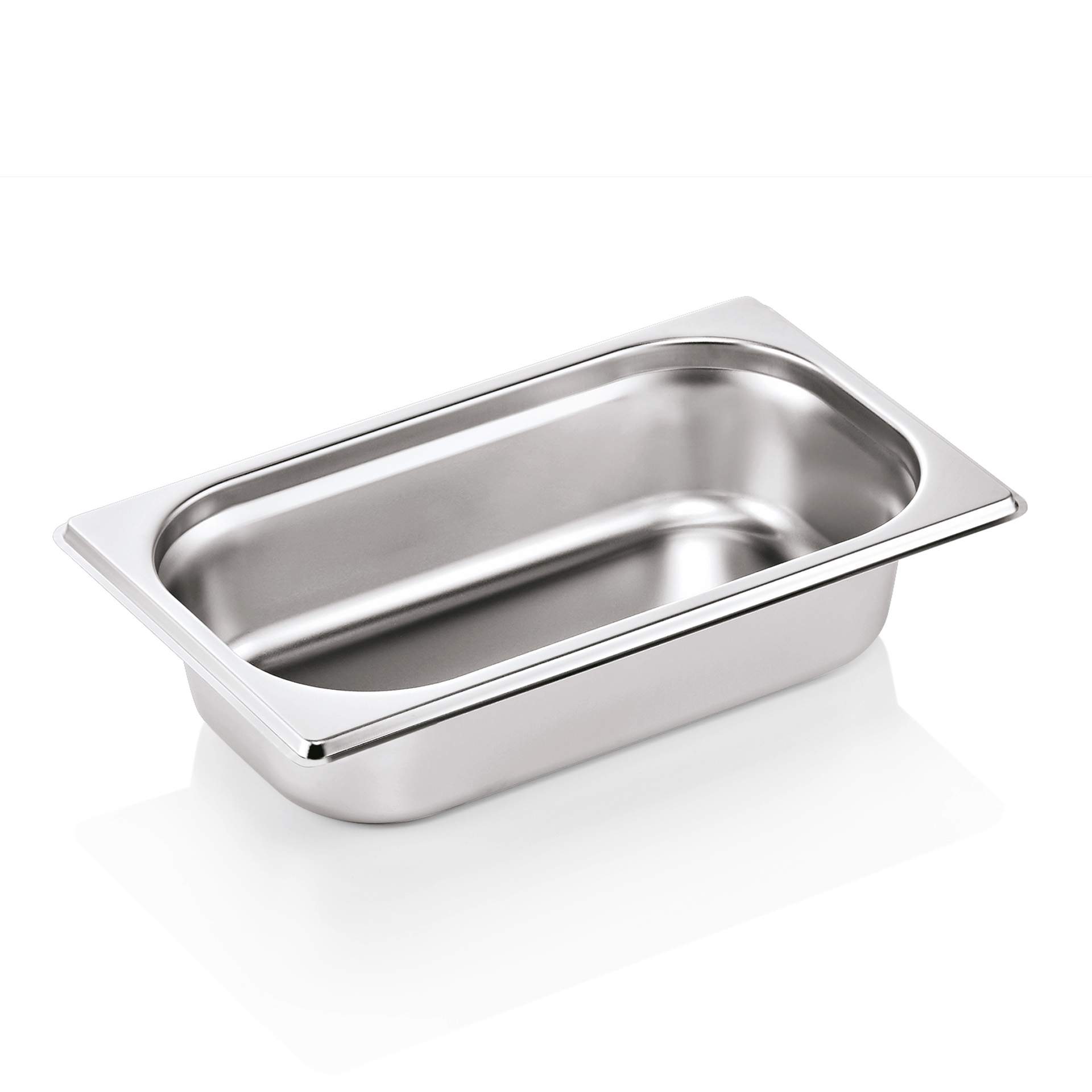 GN-Behälter - GN 1/4 - 65 mm - Serie Eco-Line - Inhalt 1,80 l - Chromnickelstahl - 7514065-A