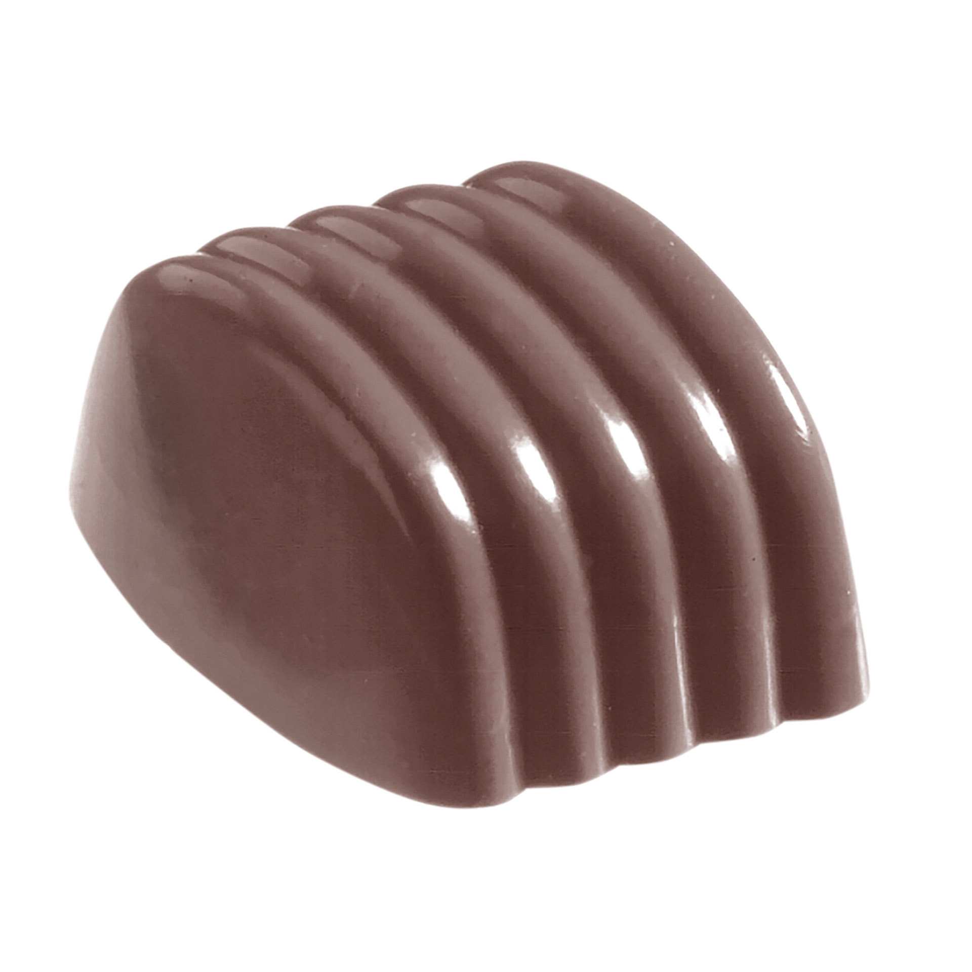Schokoladen-Form - Bogen - Abm. 27,5 x 13,5 x 2,4 cm - Polycarbonat - 421045-C