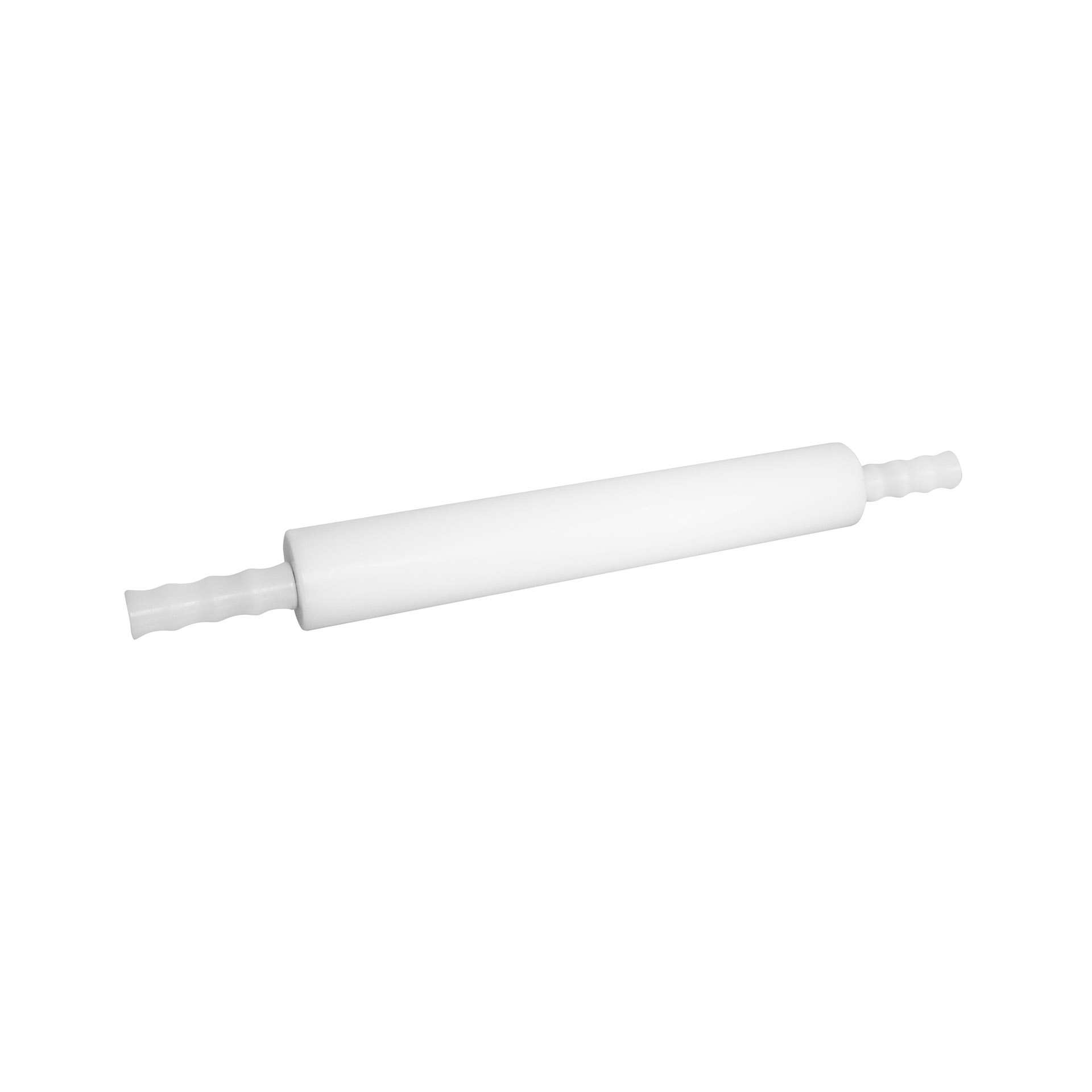 Rollwalzen - mit Edelstahlwelle - weiß - Abm. 75,0 x 8,0 x 8,0 cm - Polyethylen - 200129-C