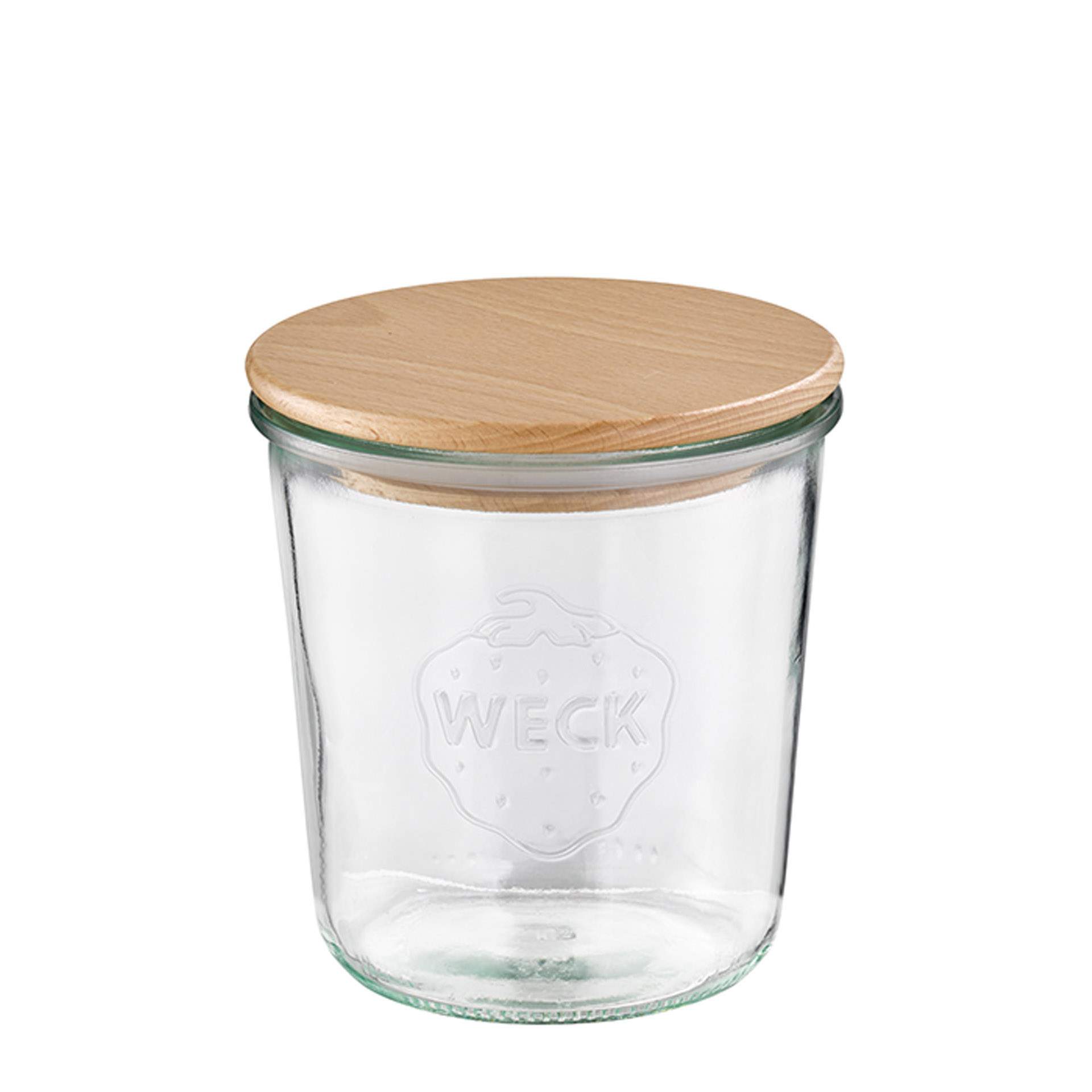 Weck-Glas - mit Deckel - Höhe 11 cm - Ø 11 cm - Inhalt 0,58 l - Glas - 82244-B