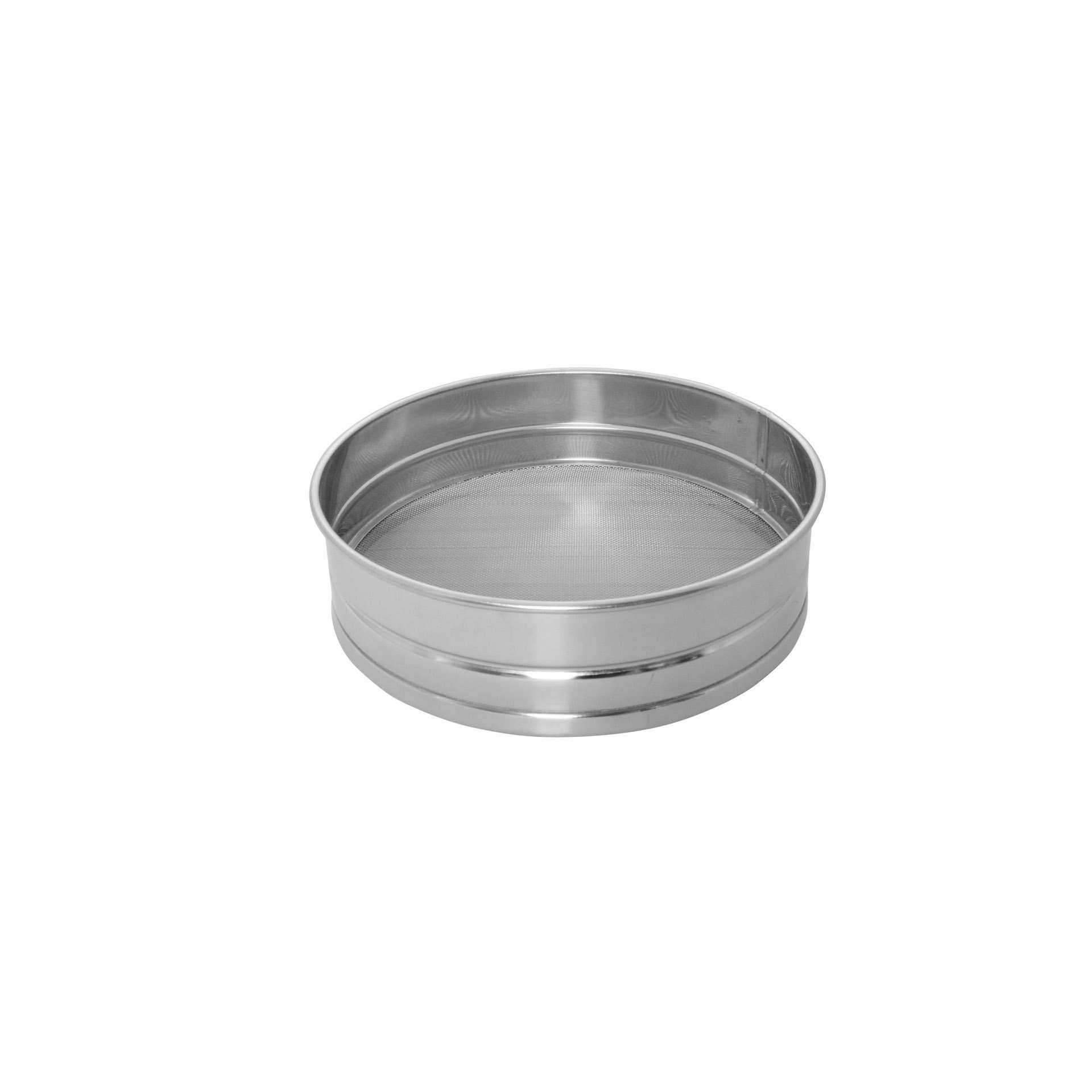 Mehl- und Zuckersieb - Abm. 22,5 x 22,5 x 5,6 cm - Edelstahl - 199212-C