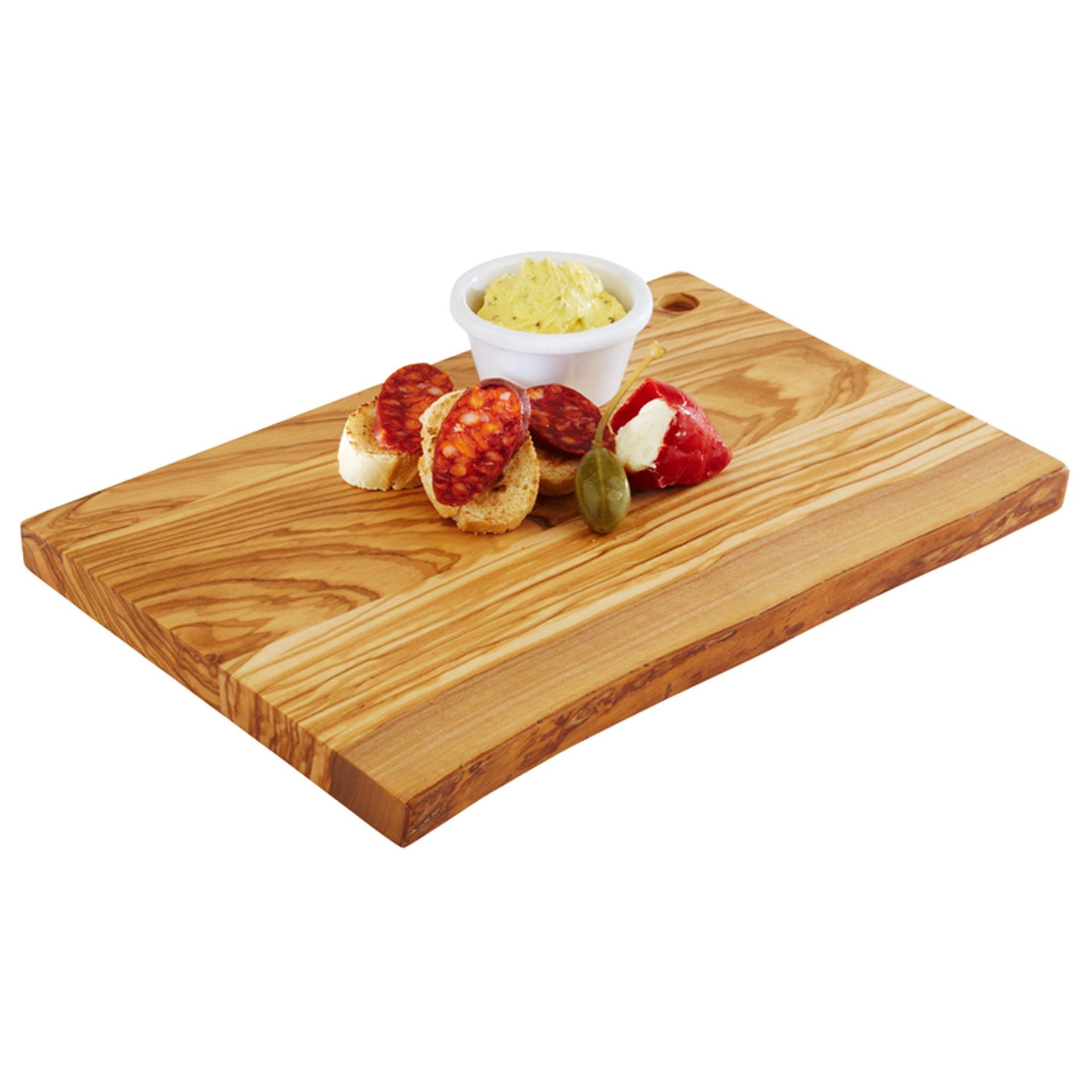 Servierbrett - ohne Griff - Serie Olive - Abm. 30 x 20,5 x 2 cm - Olivenholz - 871-B