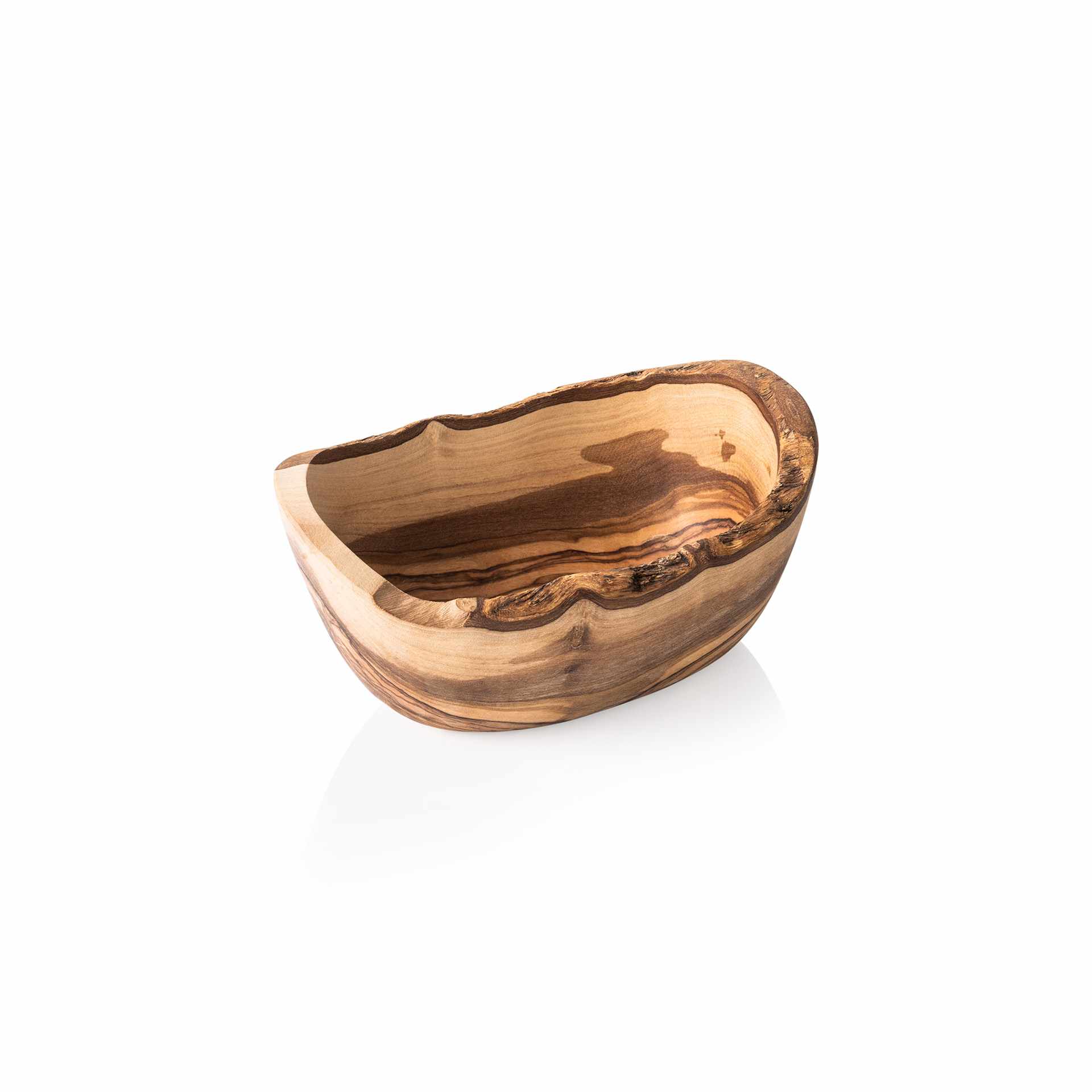 Schale - Serie Olive - Abm. 14 x 8 x 7 cm - Olivenholz