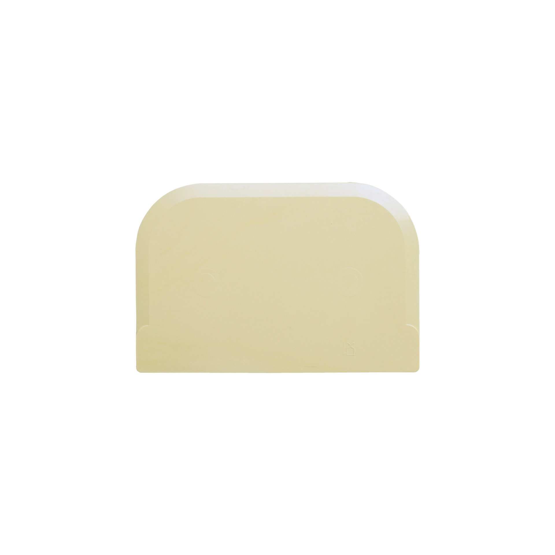 Cremeschaber - elfenbein - Abm. 15,1 x 10,2 x 0,2 cm - Polypropylen - 227356-C