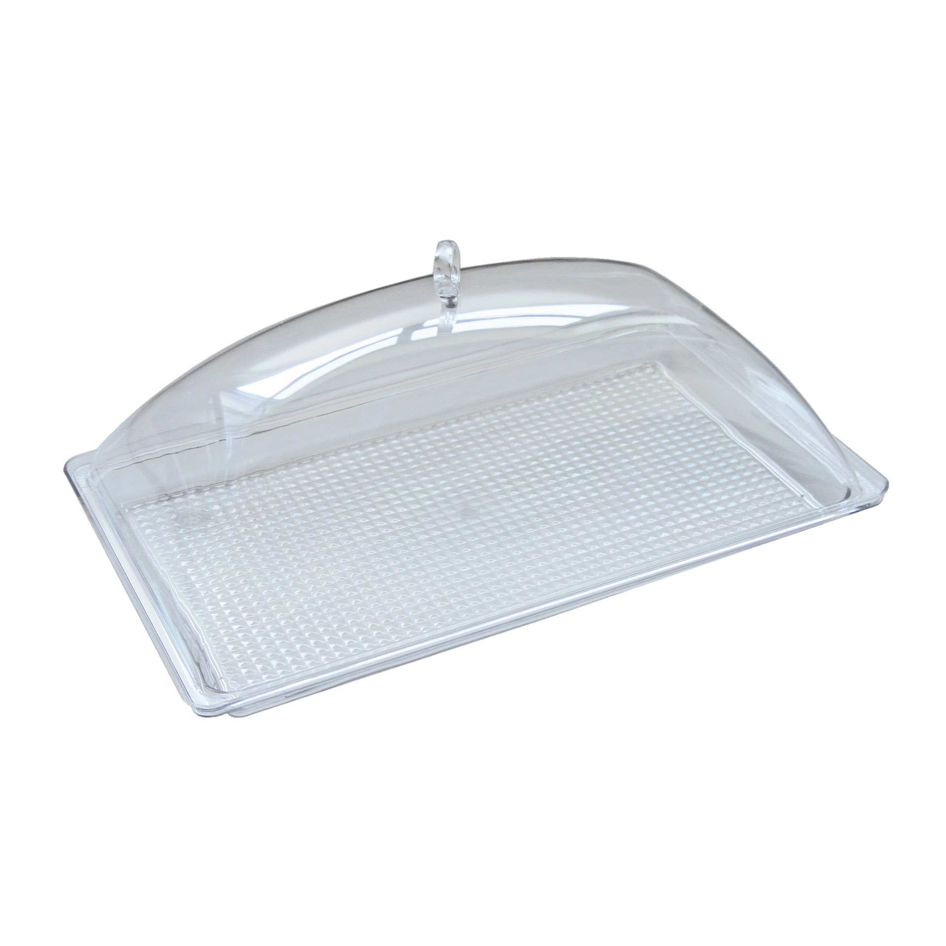 Thekenpräsenter - 2-teilig - transparent - Abm. 43,0 x 28,0 x 14,0 cm - Polycarbonat - 172670-C