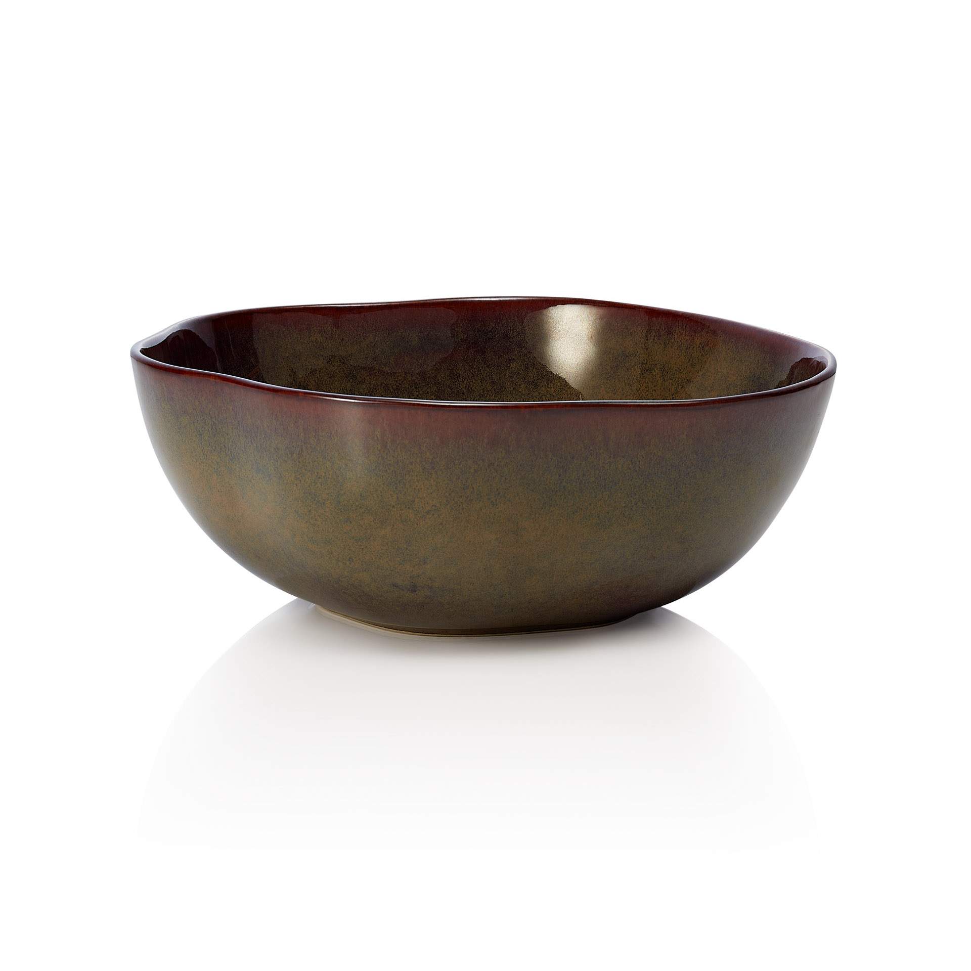 Schale - Serie Organic+ - amazonas - Abm. 10 cm - Ø 28 cm - Steinzeug - 462103028-A