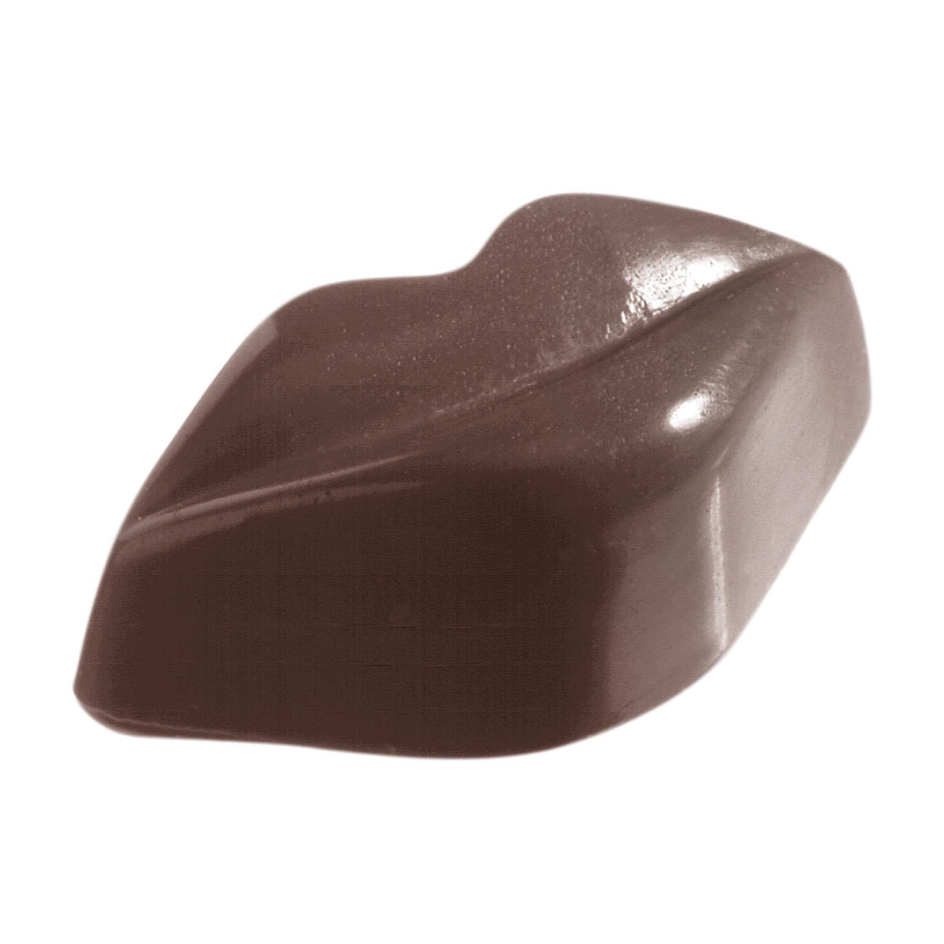 Schokoladen-Form - Kussmund - Abm. 27,5 x 13,5 x 2,4 cm - Polycarbonat - 421296-C